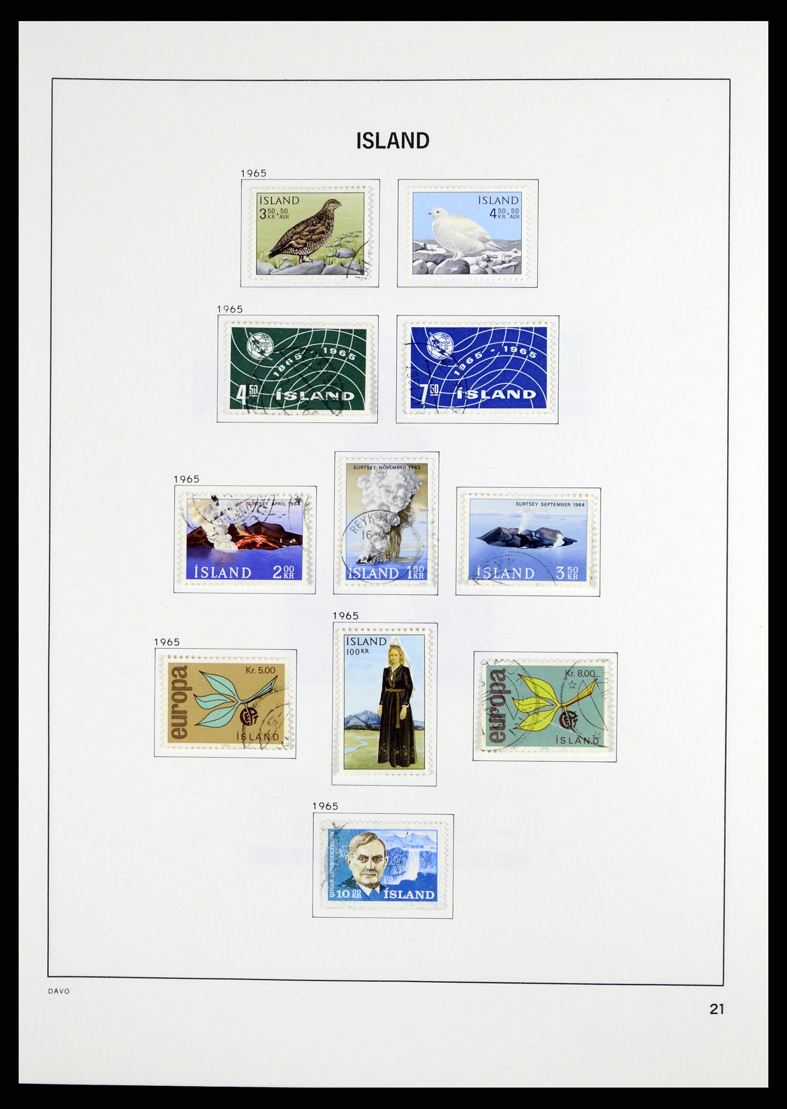 37799 022 - Stamp Collection 37799 Iceland 1873-2019!