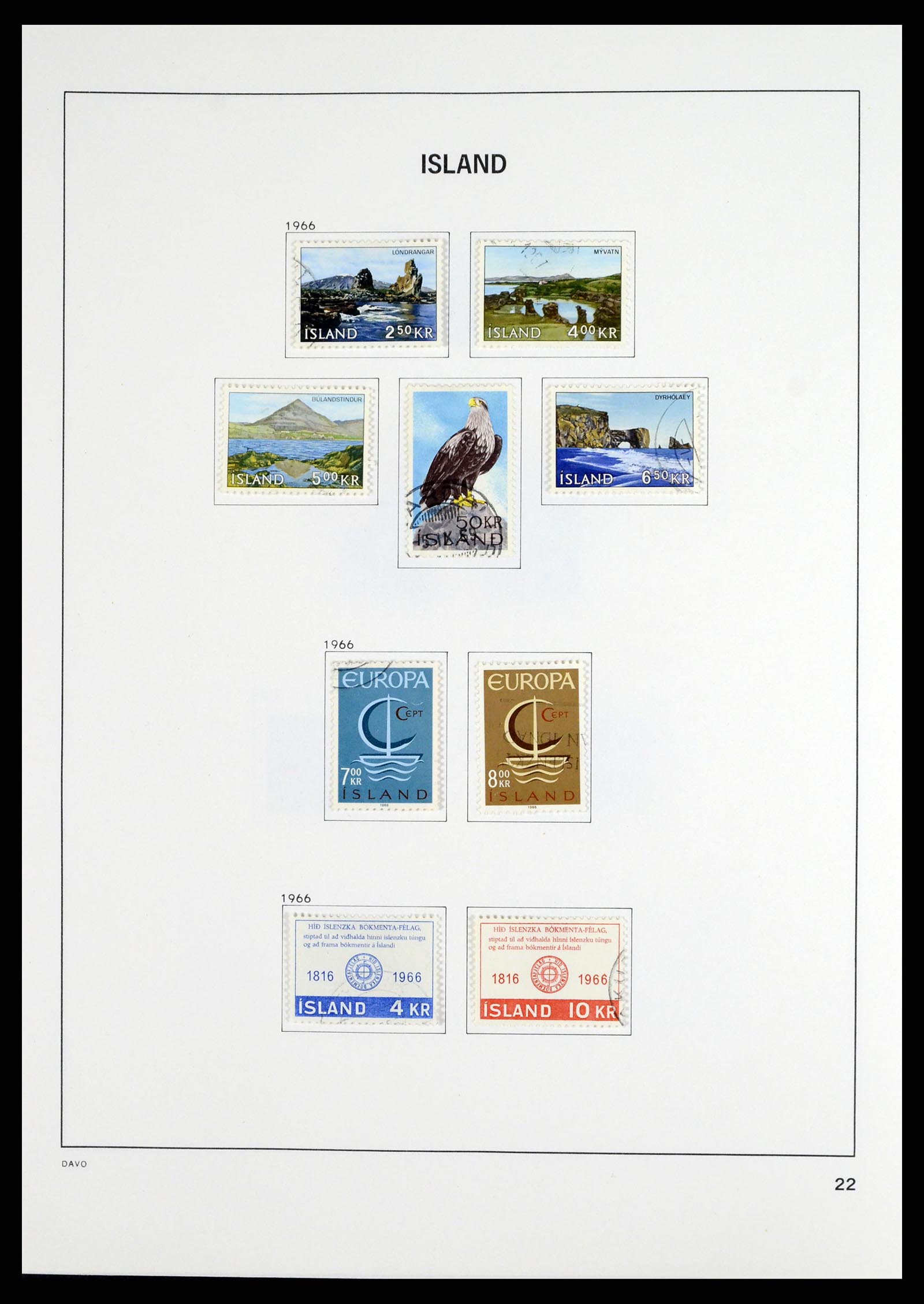 37799 023 - Stamp Collection 37799 Iceland 1873-2019!
