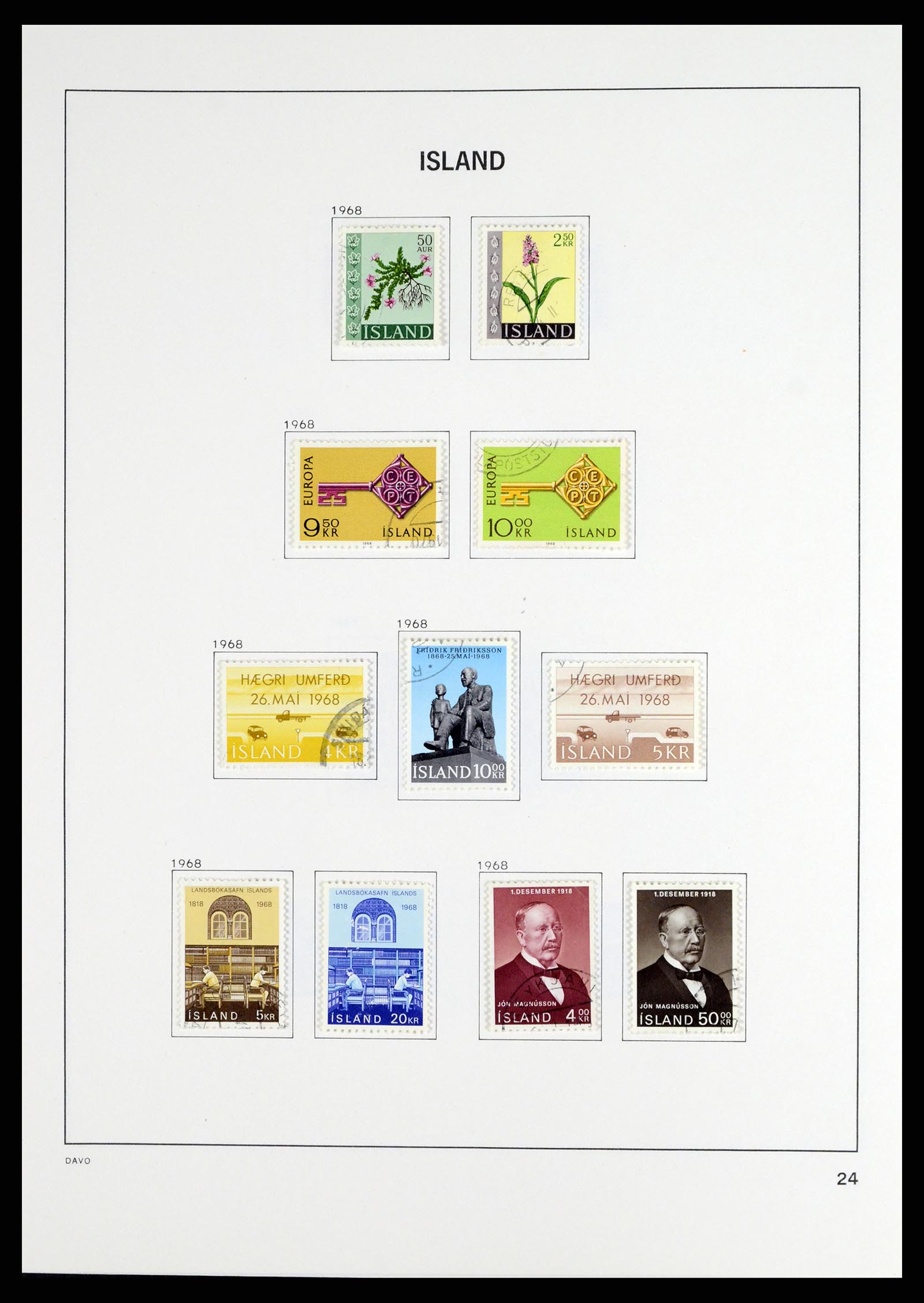 37799 025 - Stamp Collection 37799 Iceland 1873-2019!