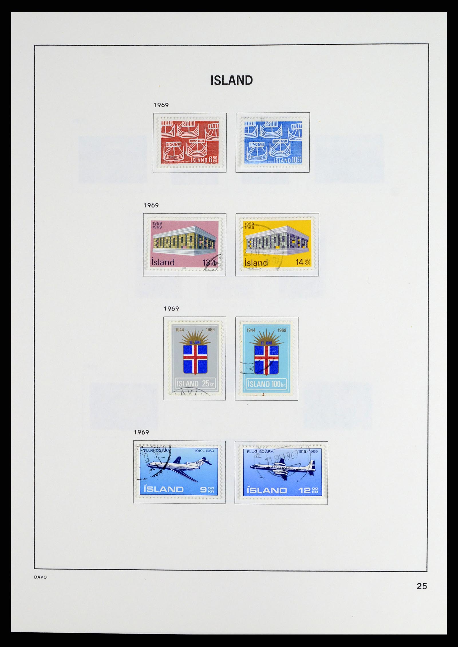37799 026 - Postzegelverzameling 37799 IJsland 1873-2019!
