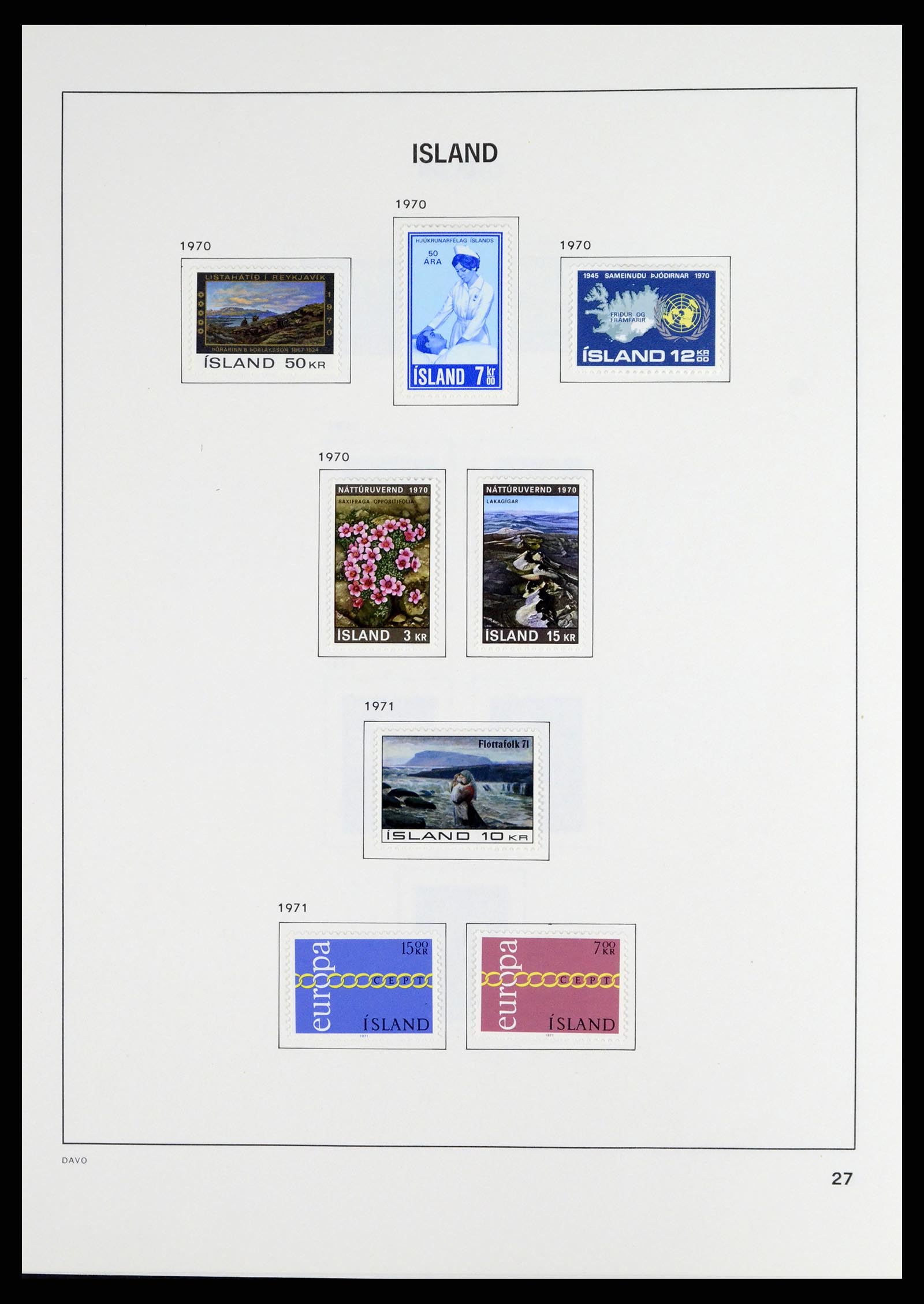 37799 028 - Stamp Collection 37799 Iceland 1873-2019!