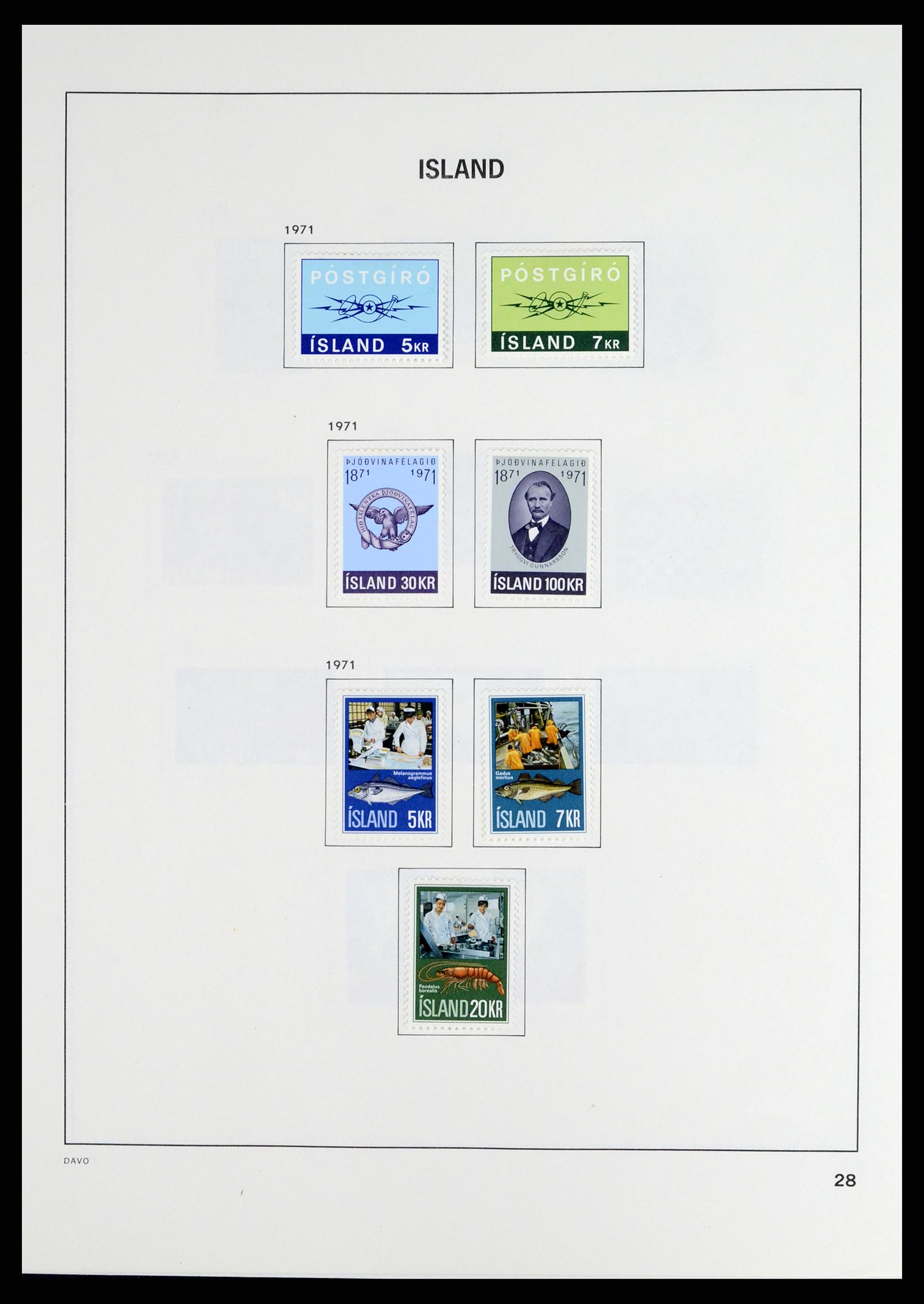 37799 029 - Postzegelverzameling 37799 IJsland 1873-2019!