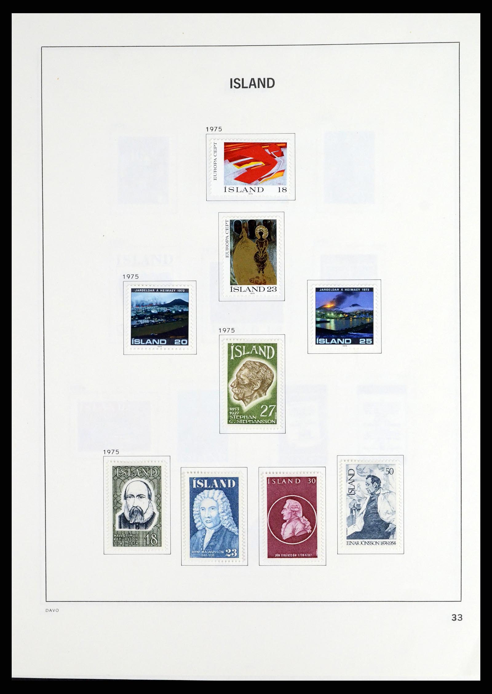 37799 034 - Postzegelverzameling 37799 IJsland 1873-2019!