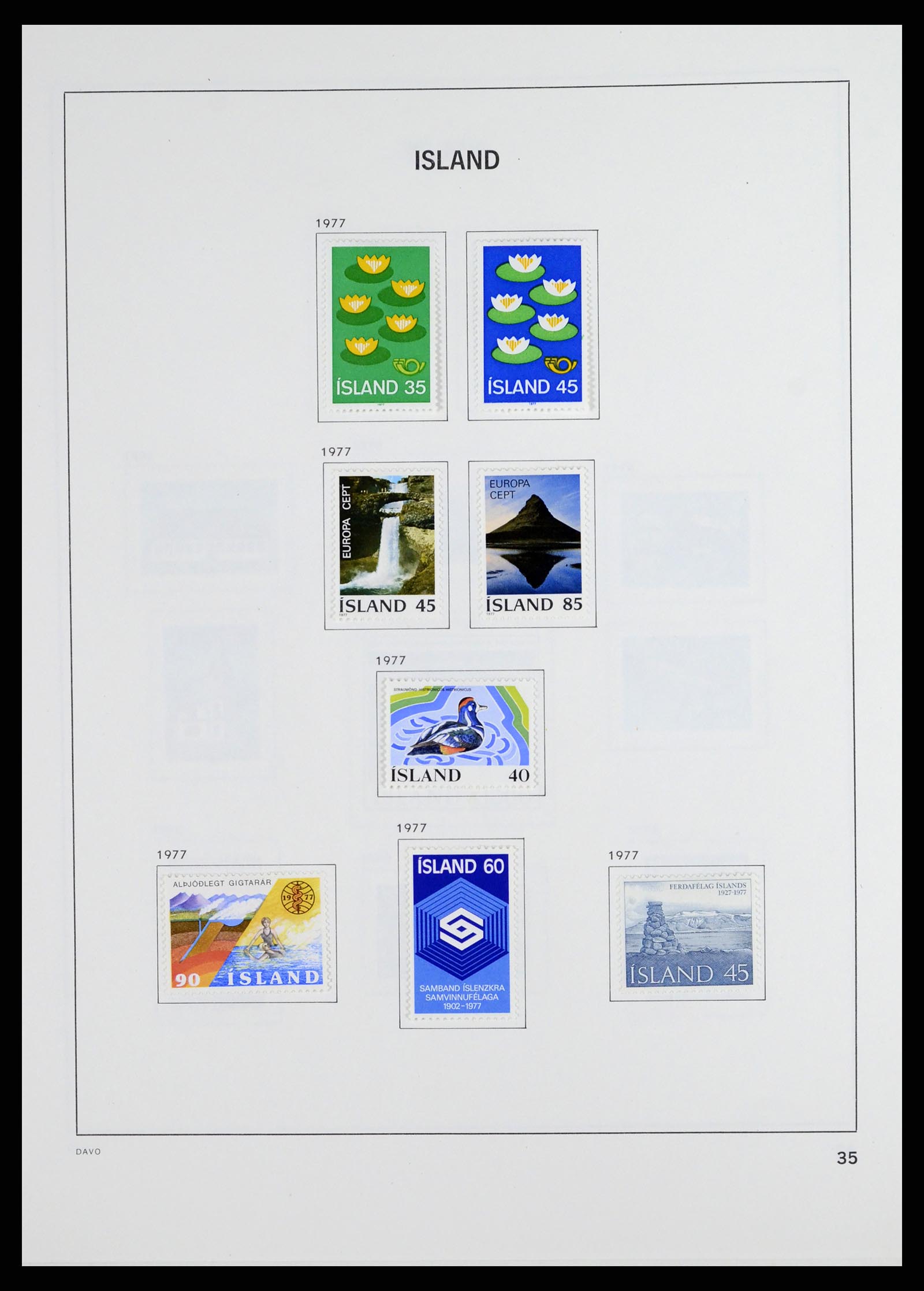 37799 036 - Postzegelverzameling 37799 IJsland 1873-2019!