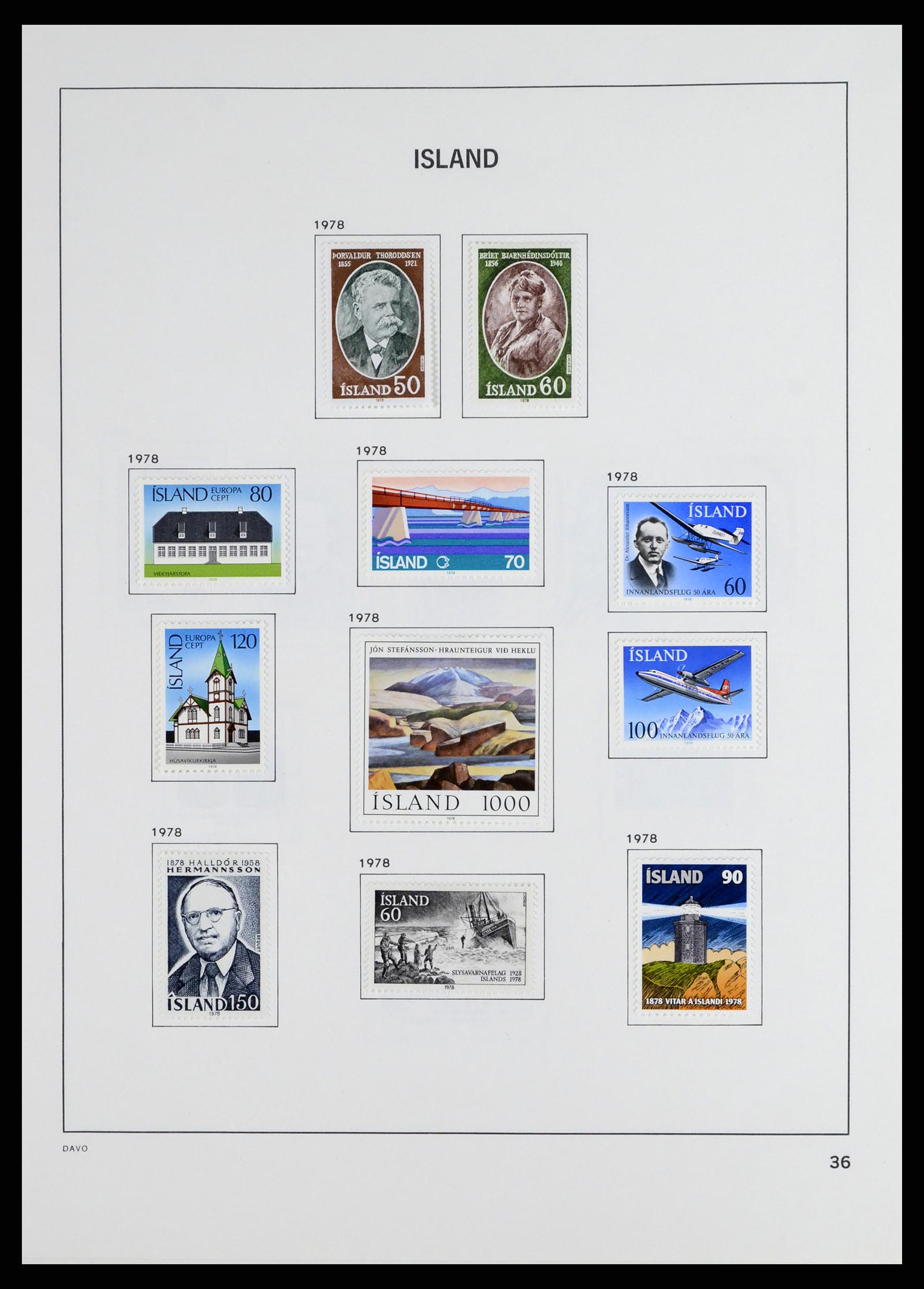 37799 037 - Stamp Collection 37799 Iceland 1873-2019!