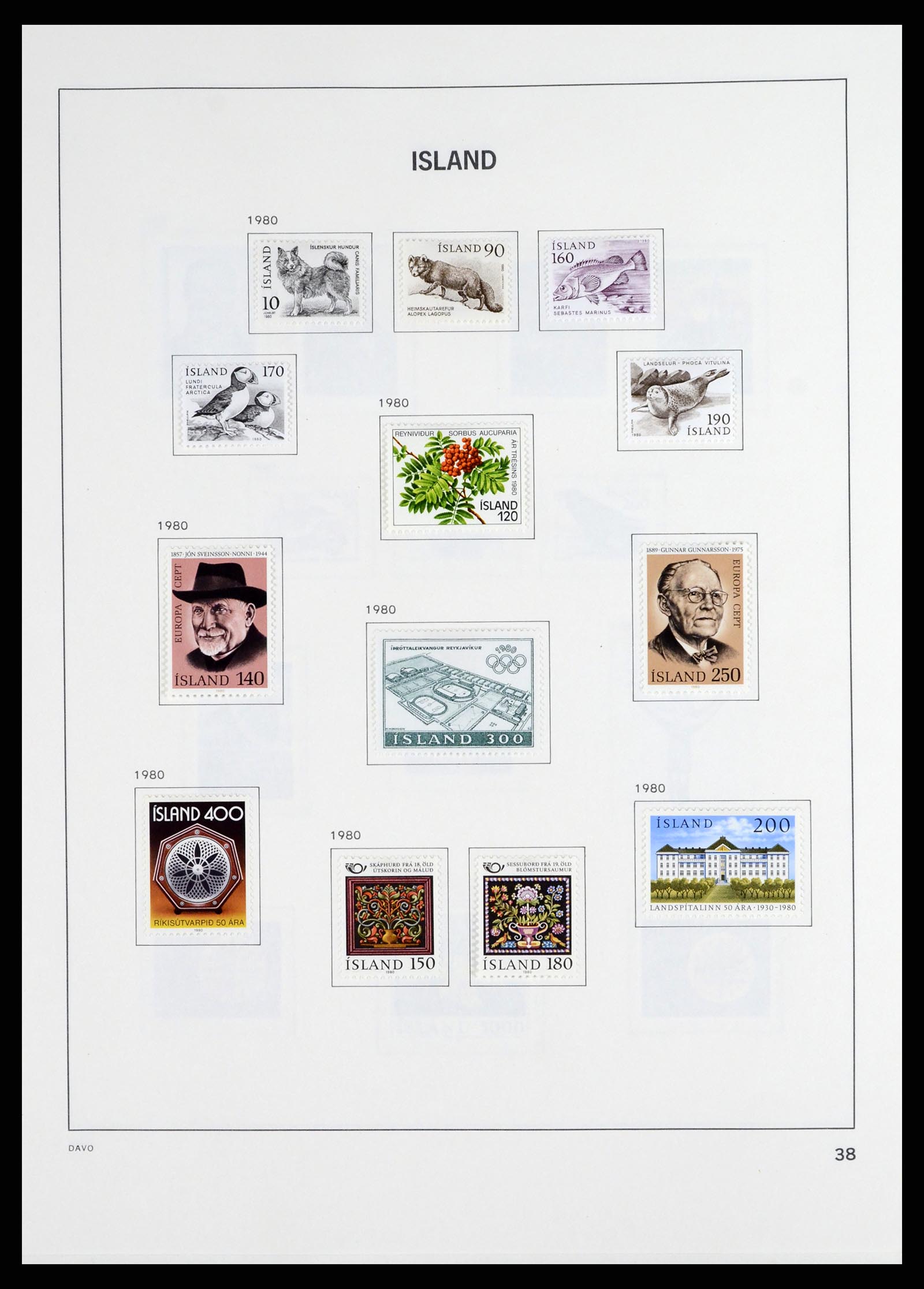 37799 039 - Postzegelverzameling 37799 IJsland 1873-2019!