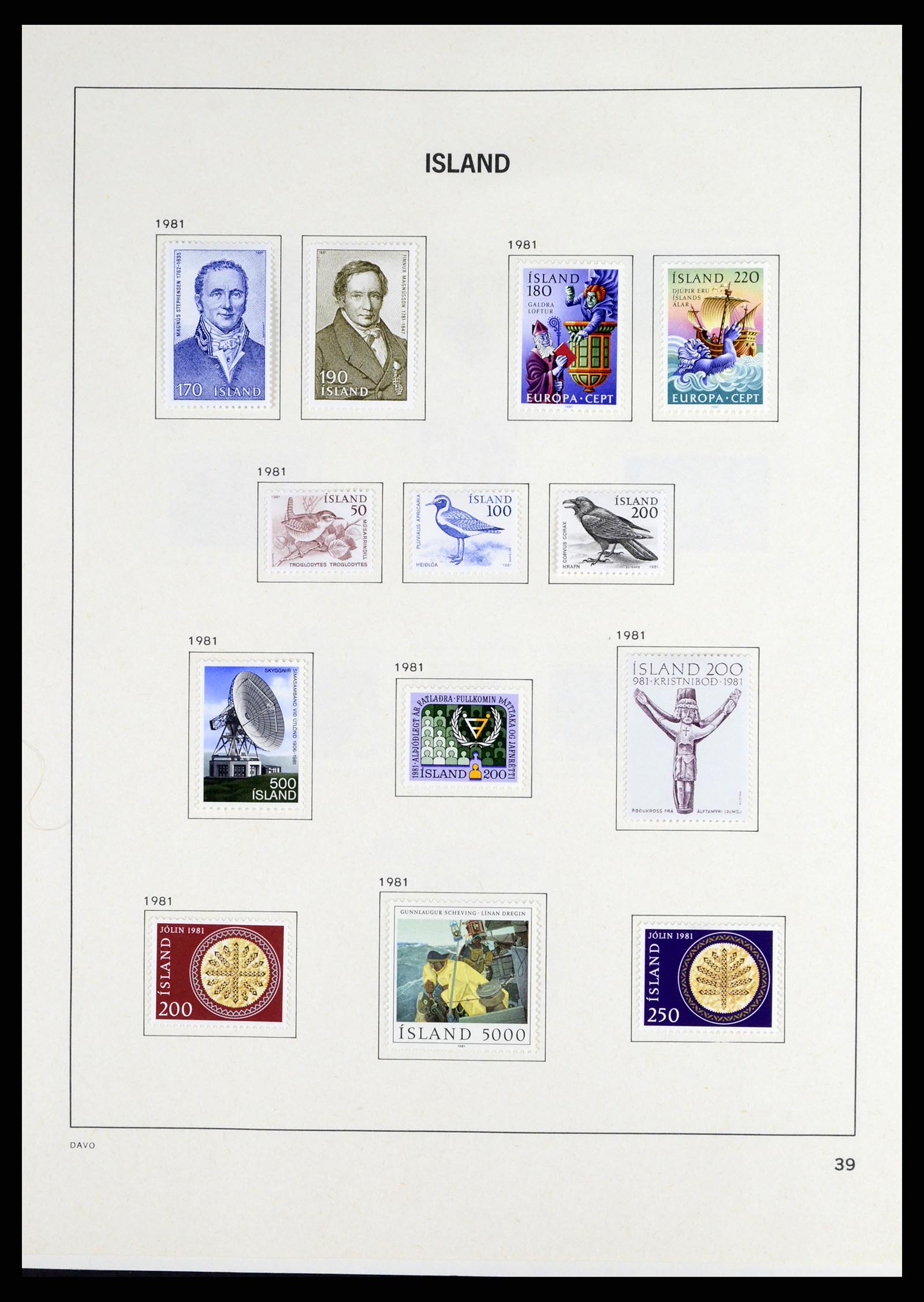 37799 040 - Stamp Collection 37799 Iceland 1873-2019!