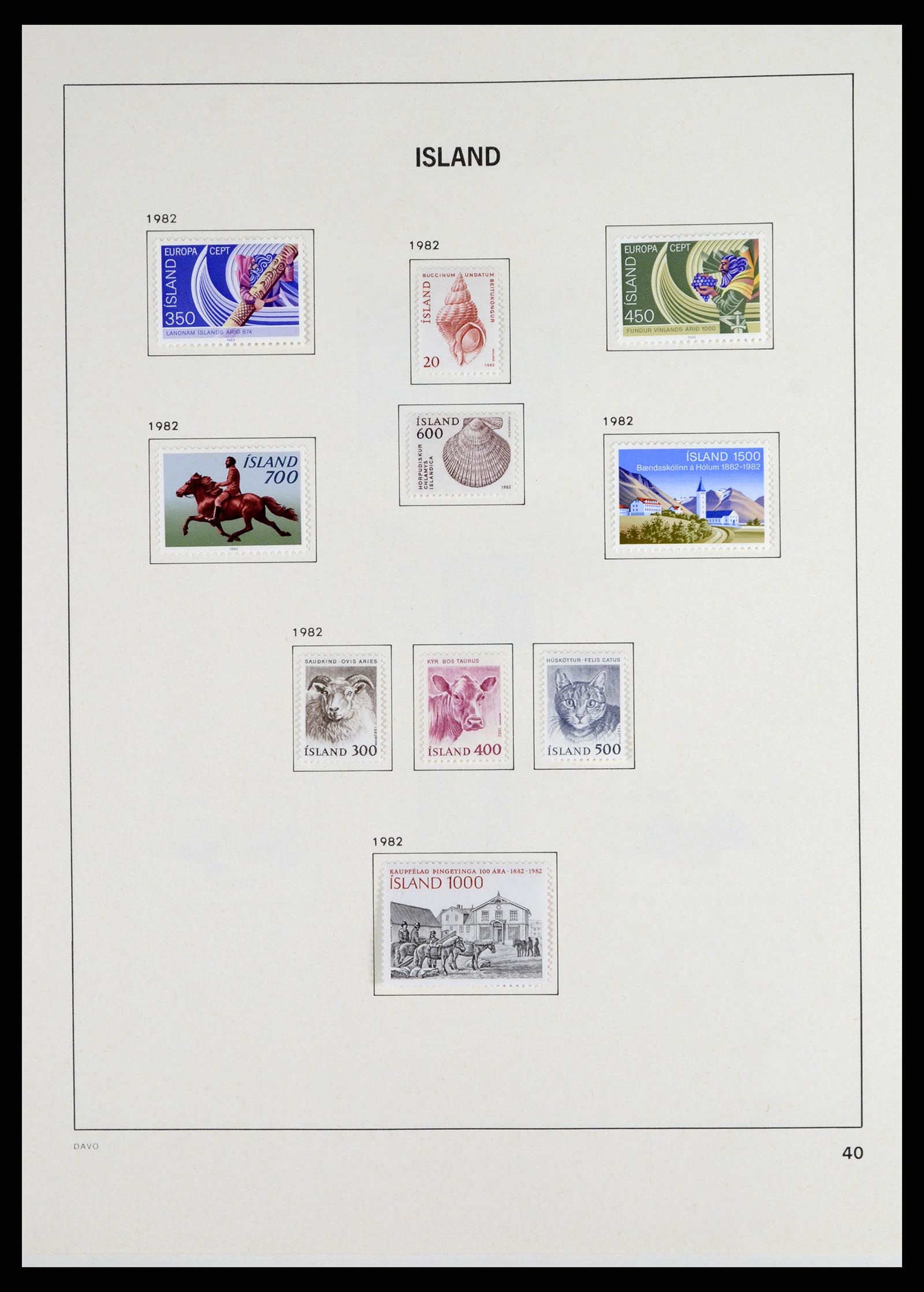 37799 041 - Stamp Collection 37799 Iceland 1873-2019!