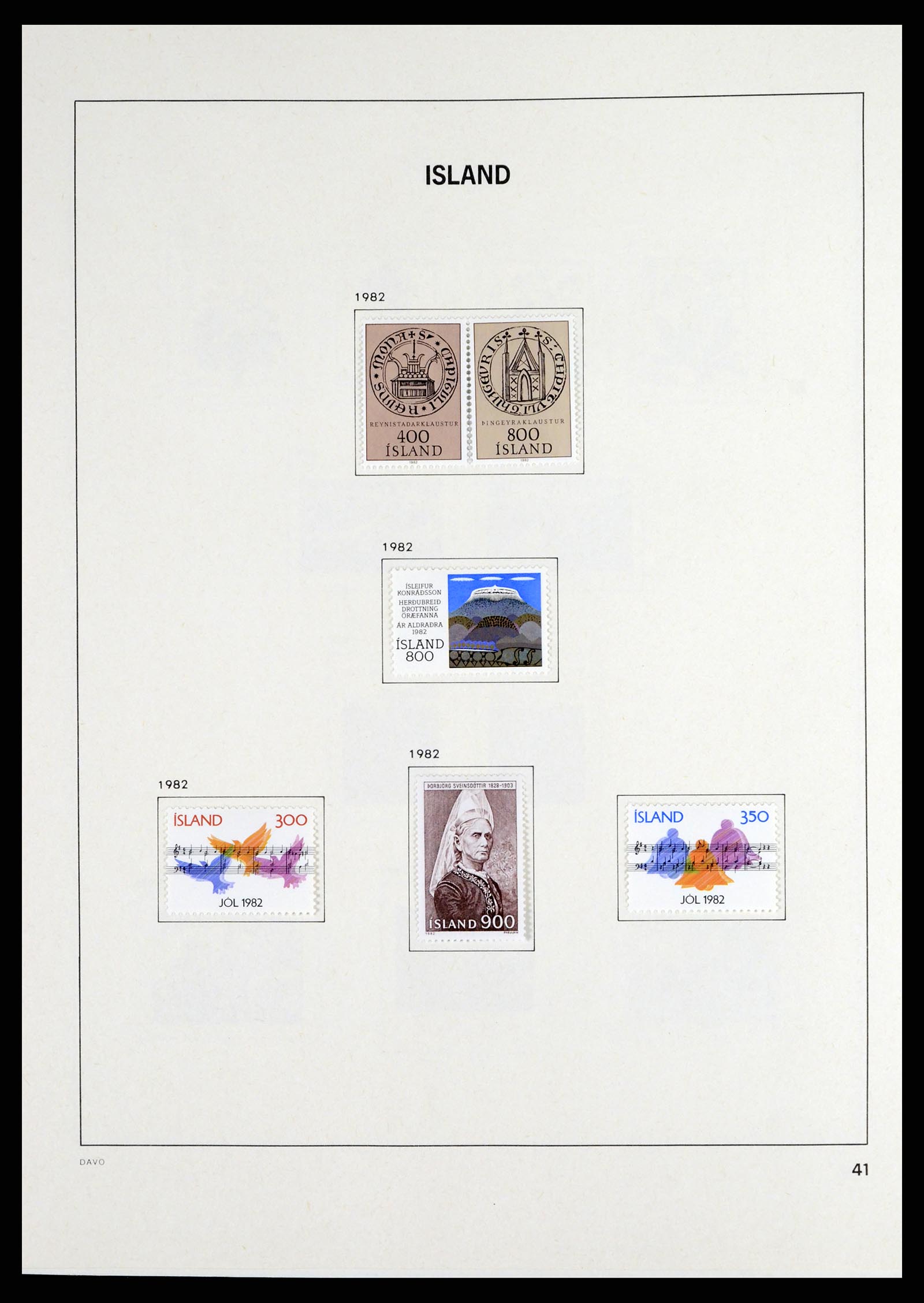 37799 042 - Stamp Collection 37799 Iceland 1873-2019!