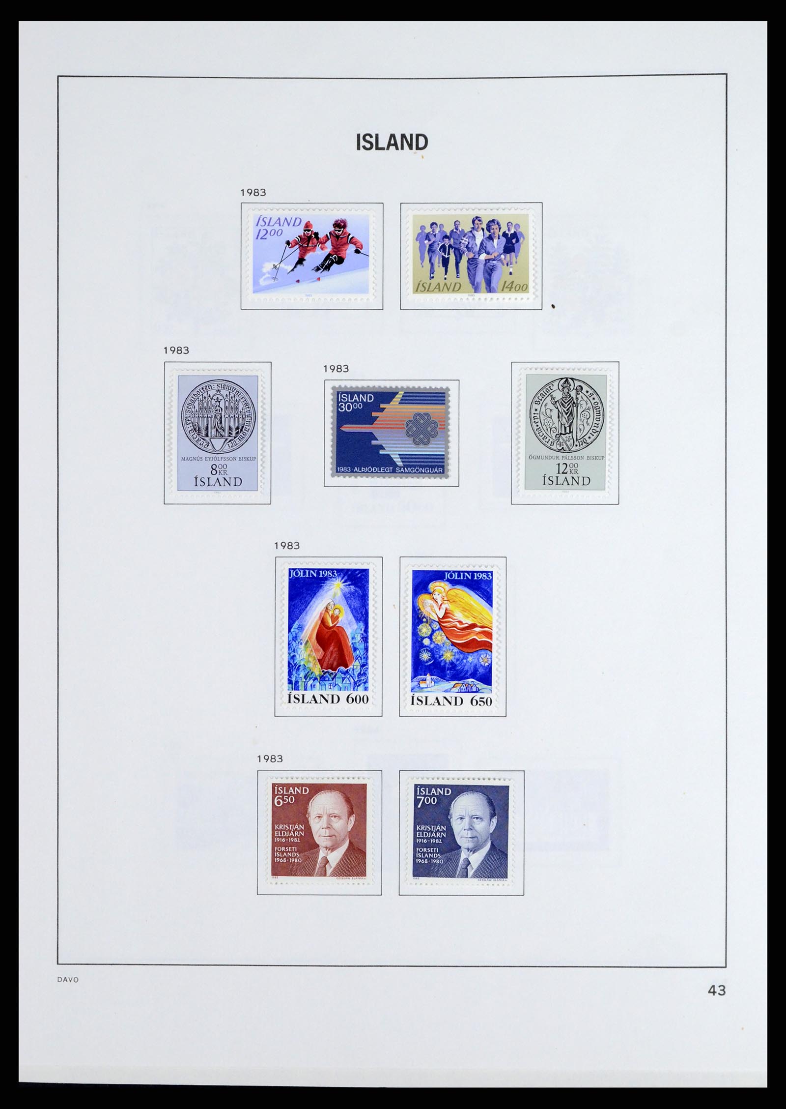 37799 044 - Stamp Collection 37799 Iceland 1873-2019!