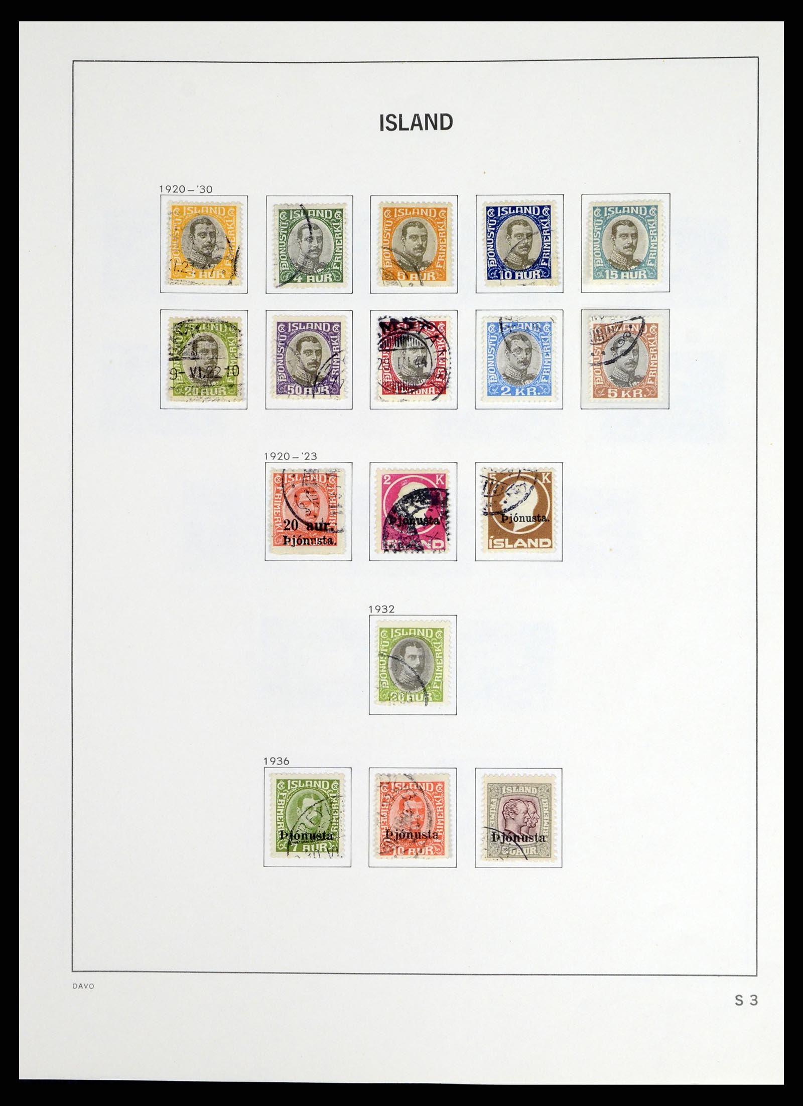 37799 056 - Stamp Collection 37799 Iceland 1873-2019!
