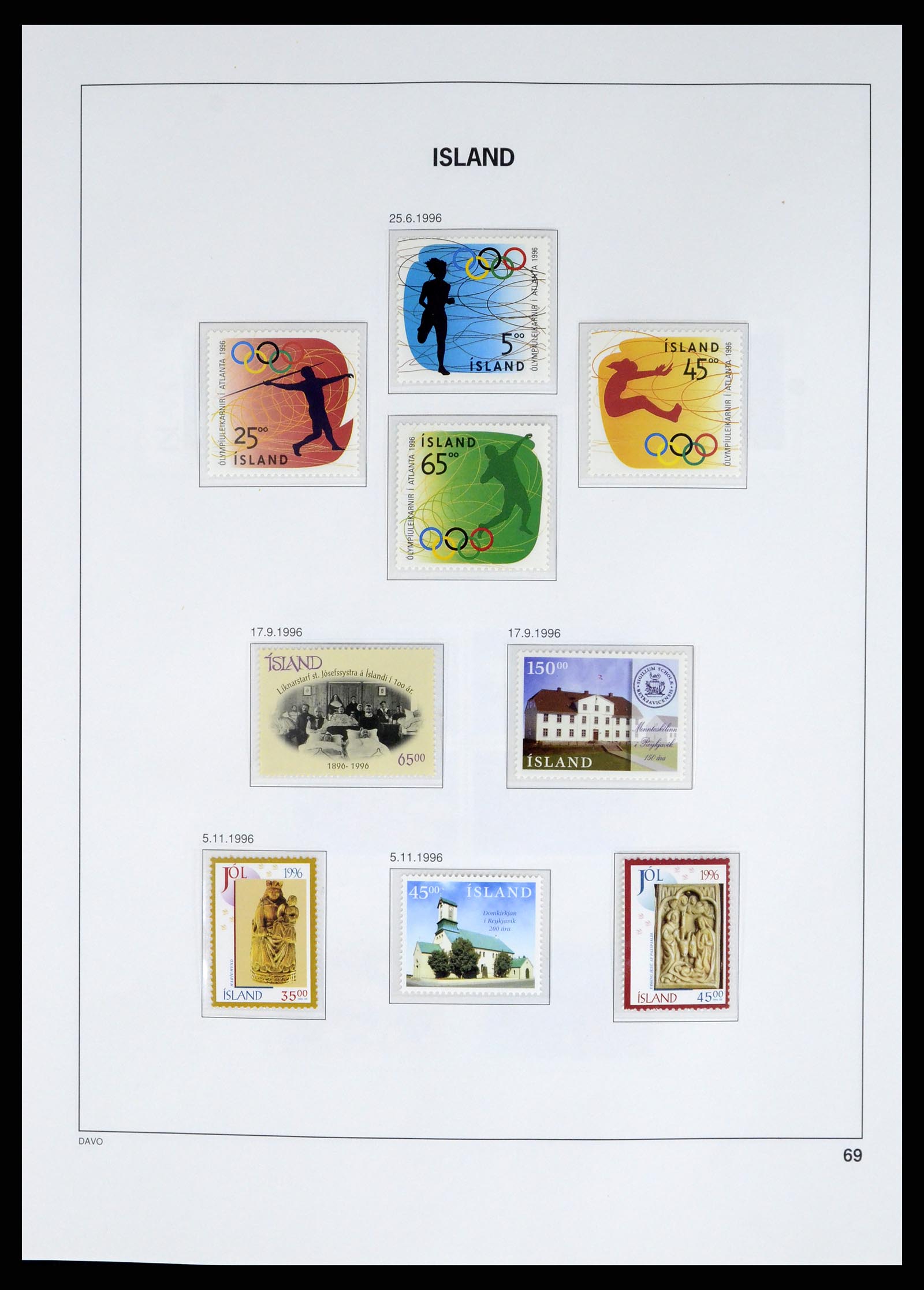 37799 081 - Stamp Collection 37799 Iceland 1873-2019!