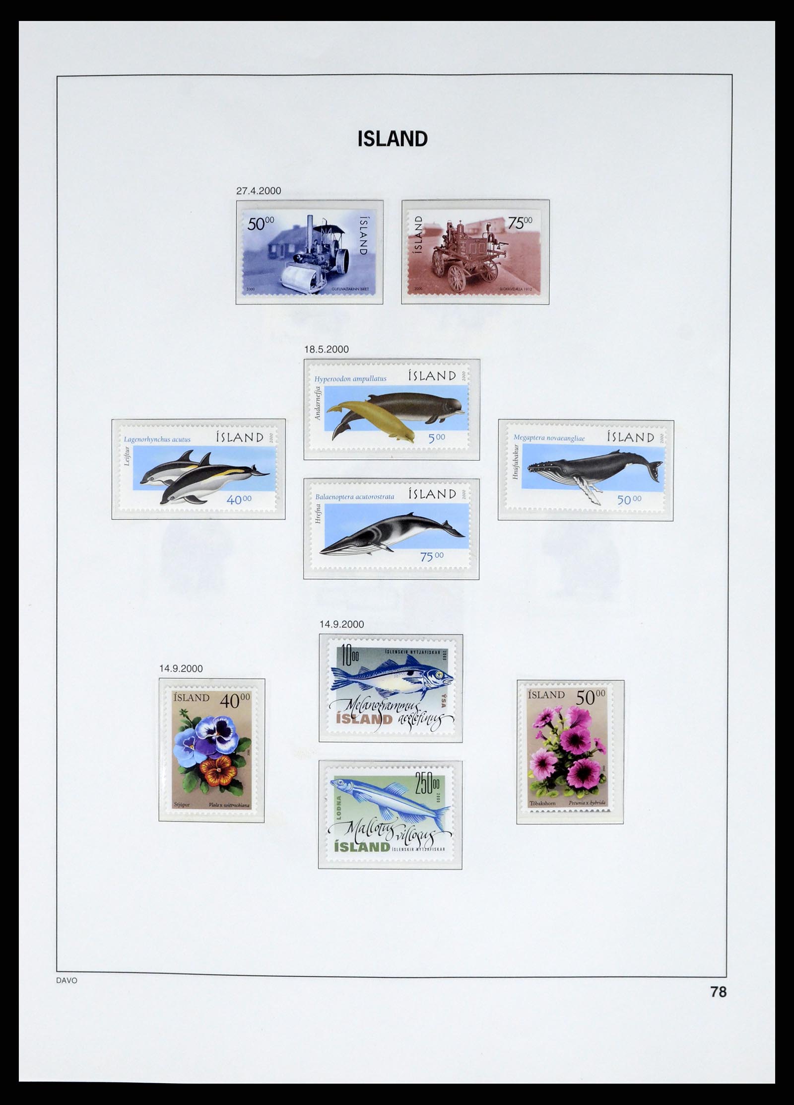 37799 090 - Stamp Collection 37799 Iceland 1873-2019!