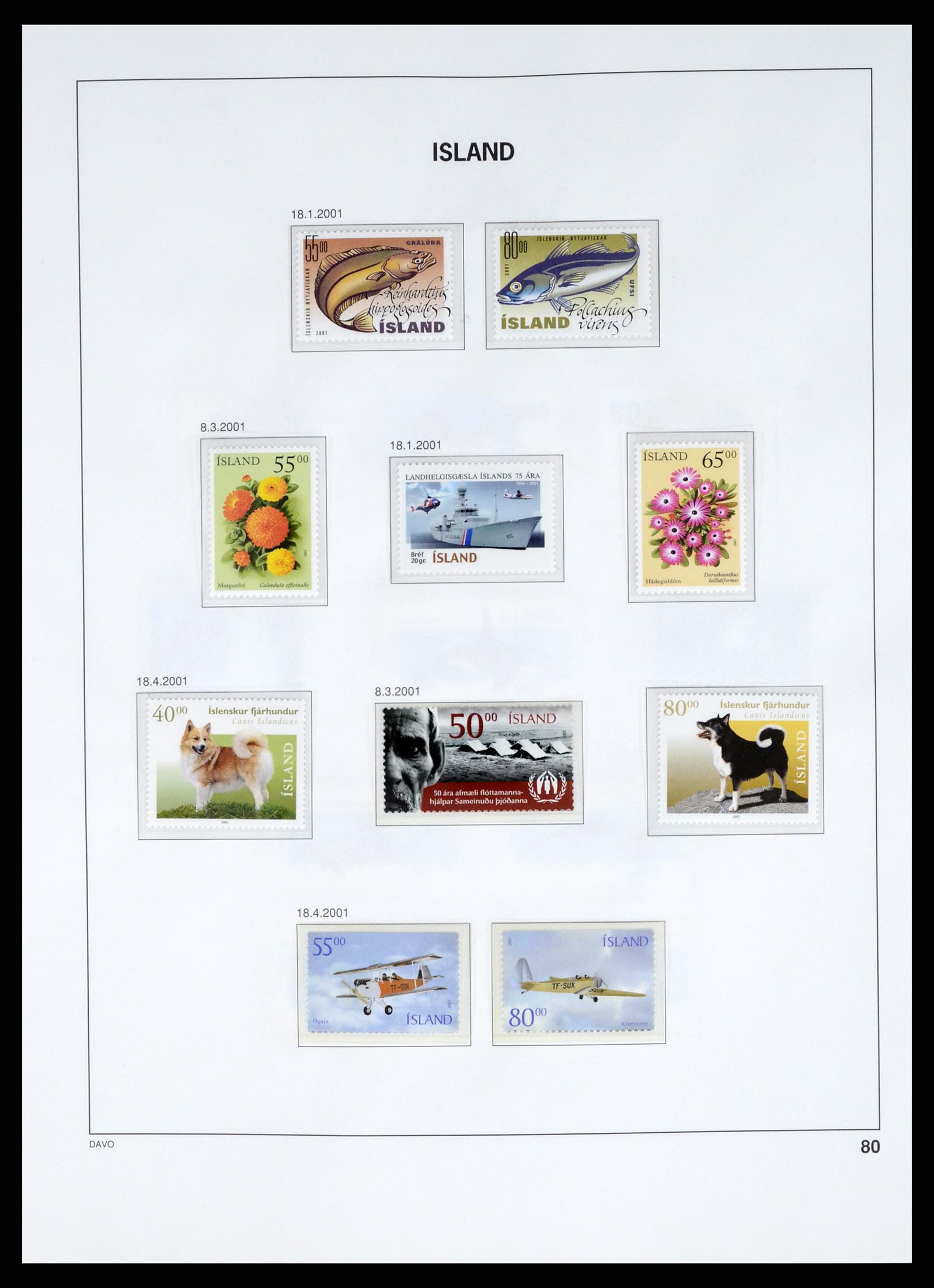 37799 092 - Stamp Collection 37799 Iceland 1873-2019!