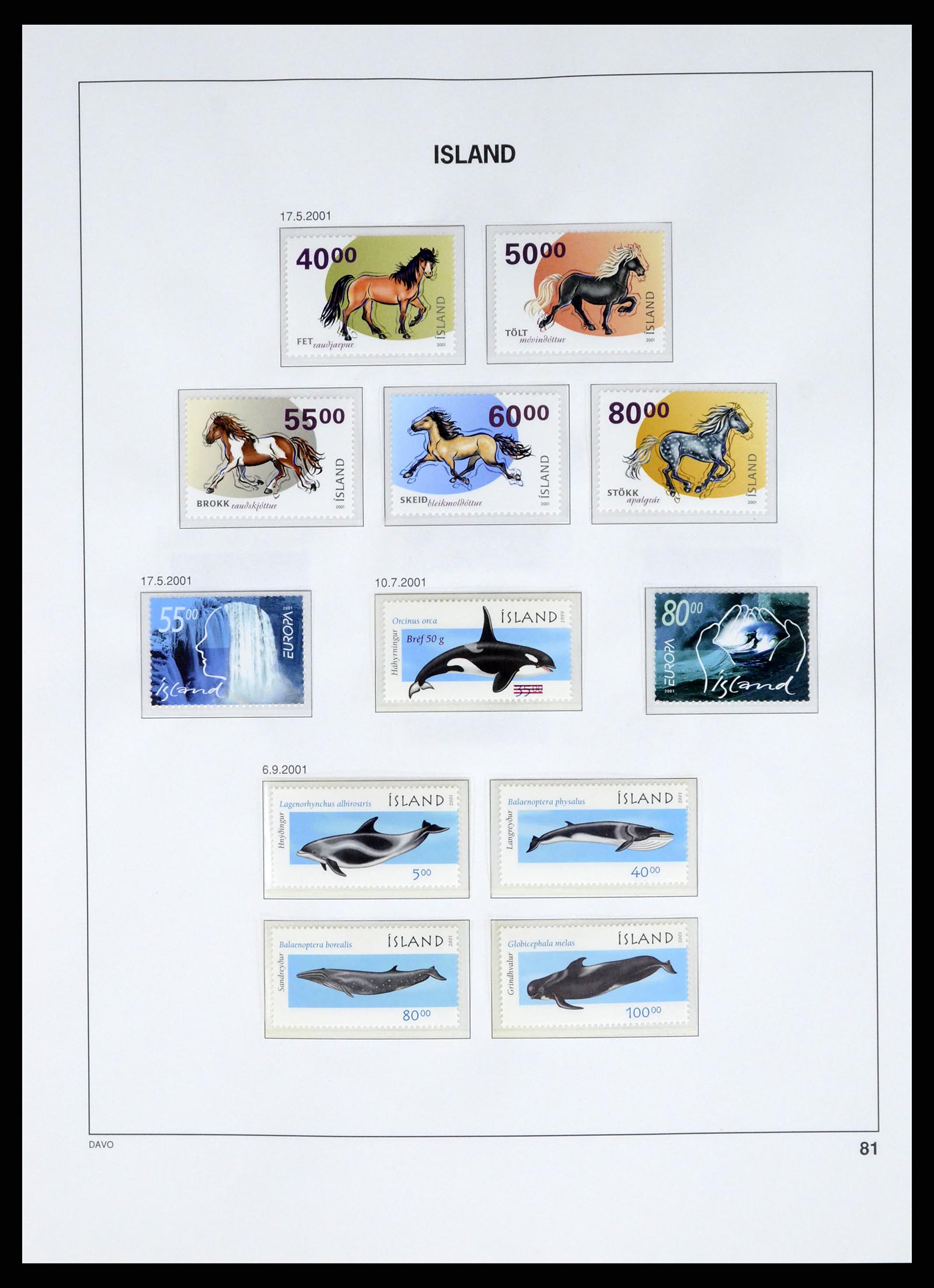37799 093 - Stamp Collection 37799 Iceland 1873-2019!