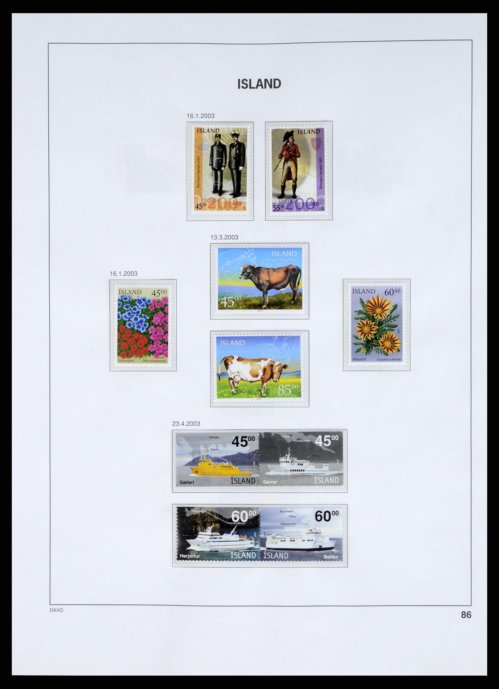 37799 098 - Stamp Collection 37799 Iceland 1873-2019!