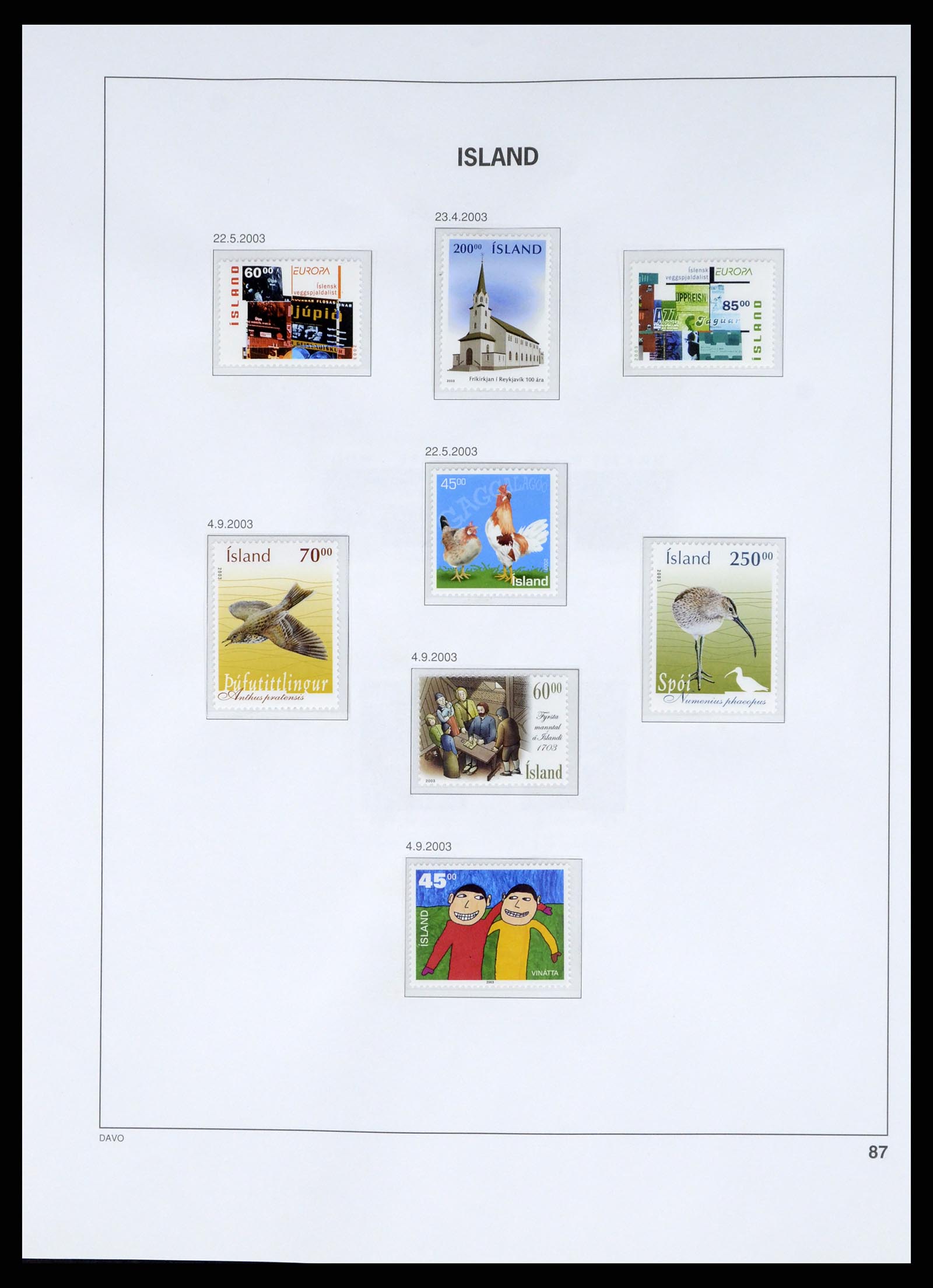 37799 099 - Stamp Collection 37799 Iceland 1873-2019!