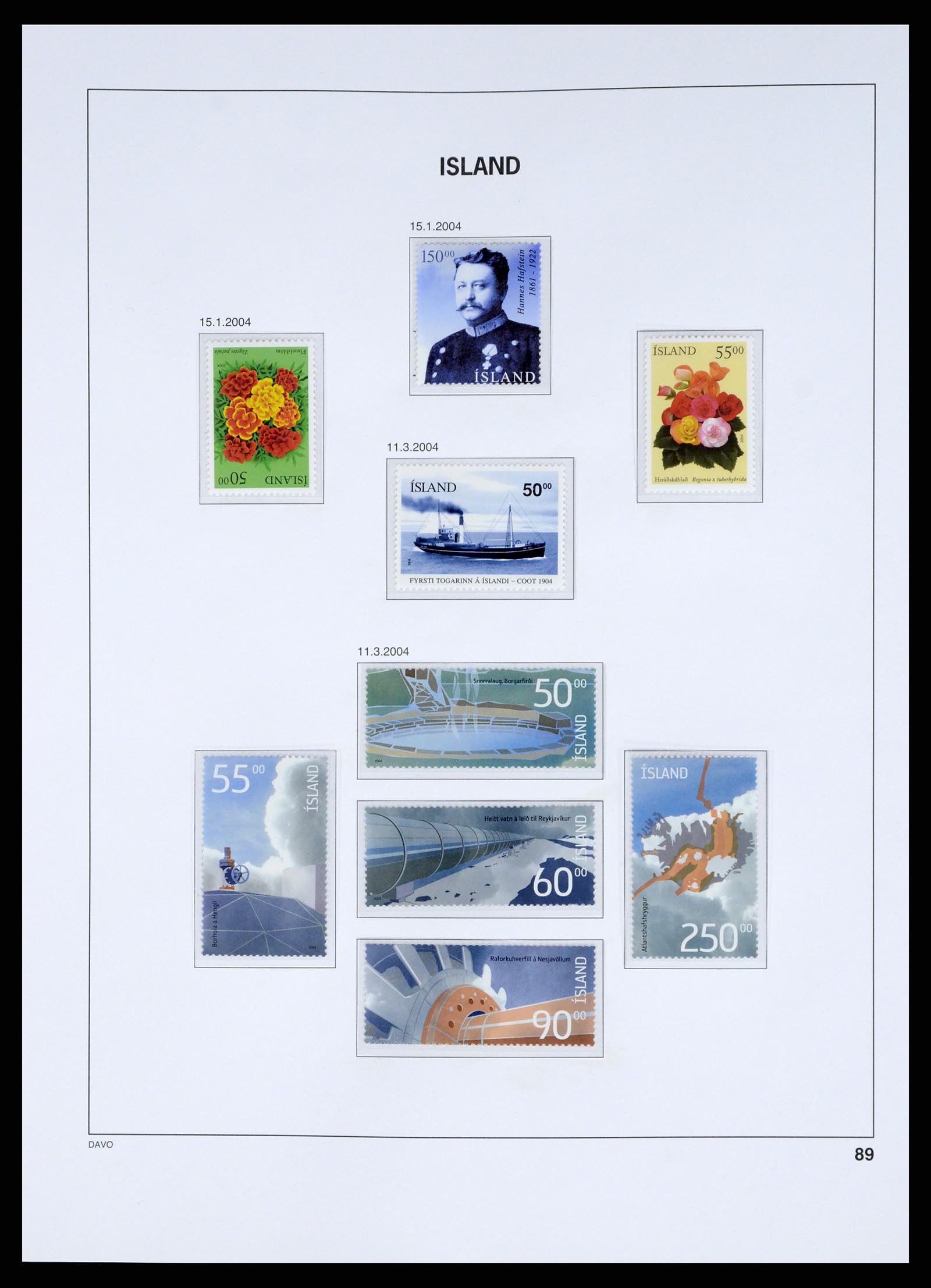 37799 101 - Stamp Collection 37799 Iceland 1873-2019!