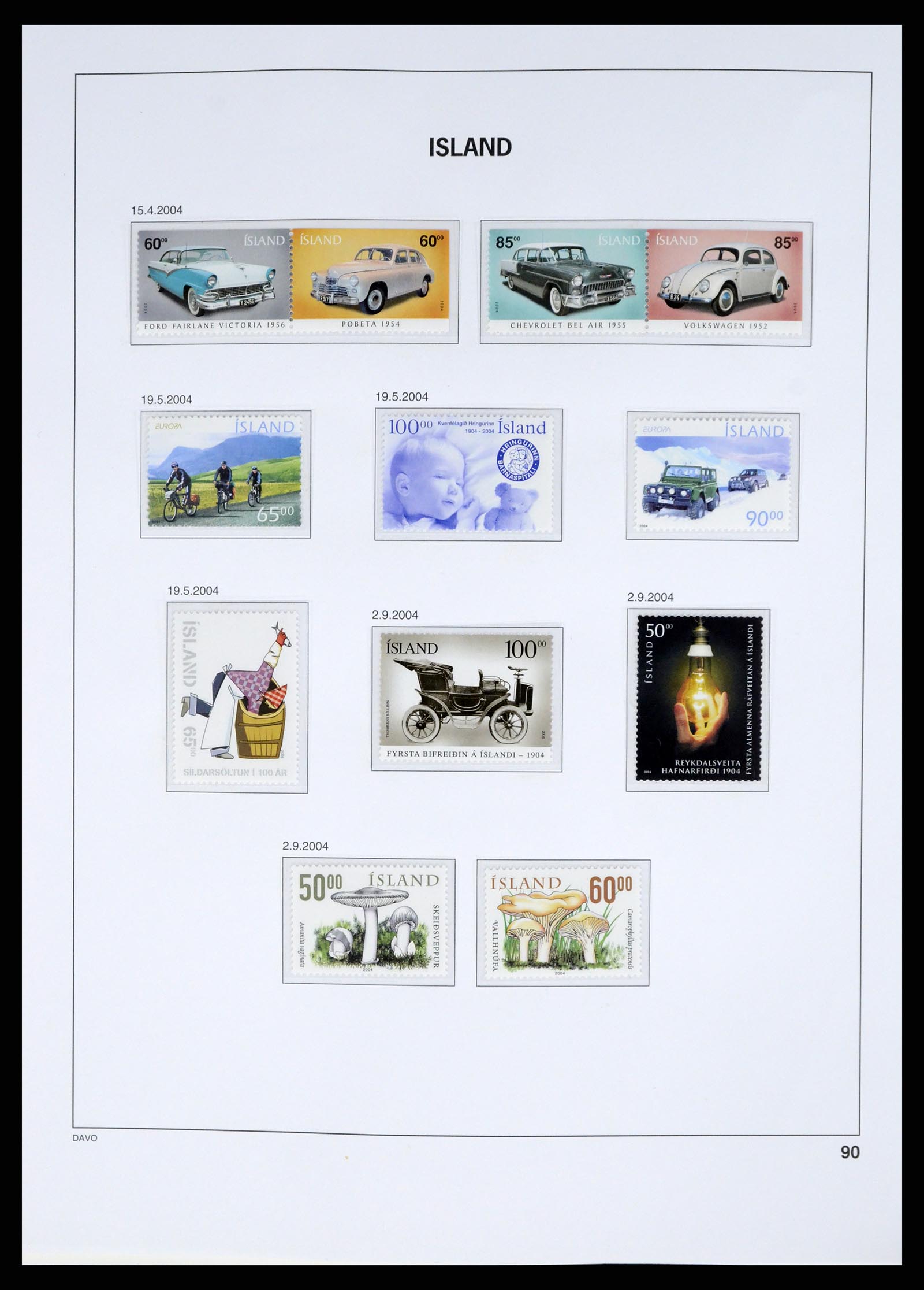 37799 102 - Stamp Collection 37799 Iceland 1873-2019!