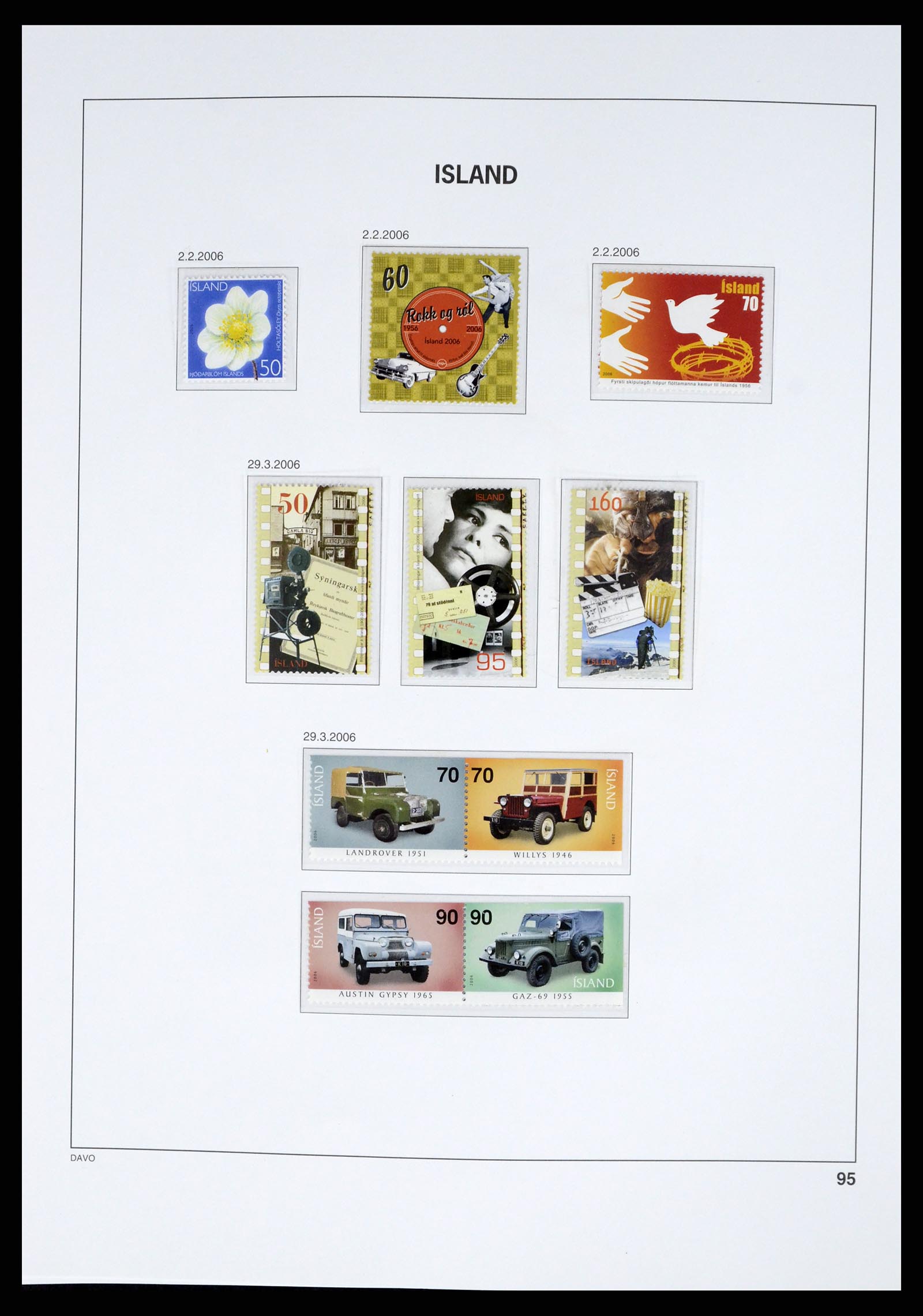 37799 107 - Stamp Collection 37799 Iceland 1873-2019!