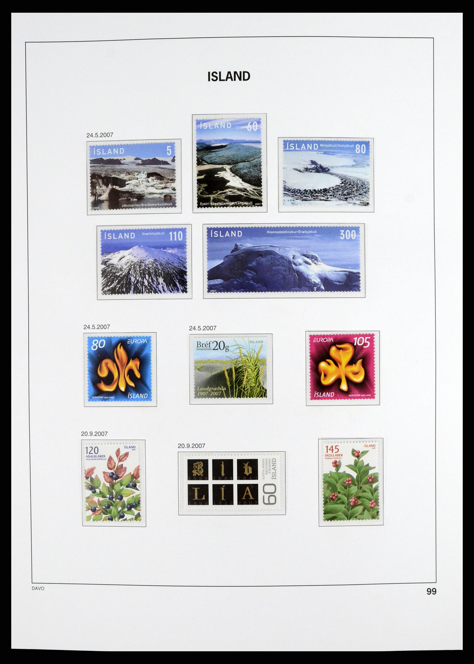 37799 139 - Stamp Collection 37799 Iceland 1873-2019!