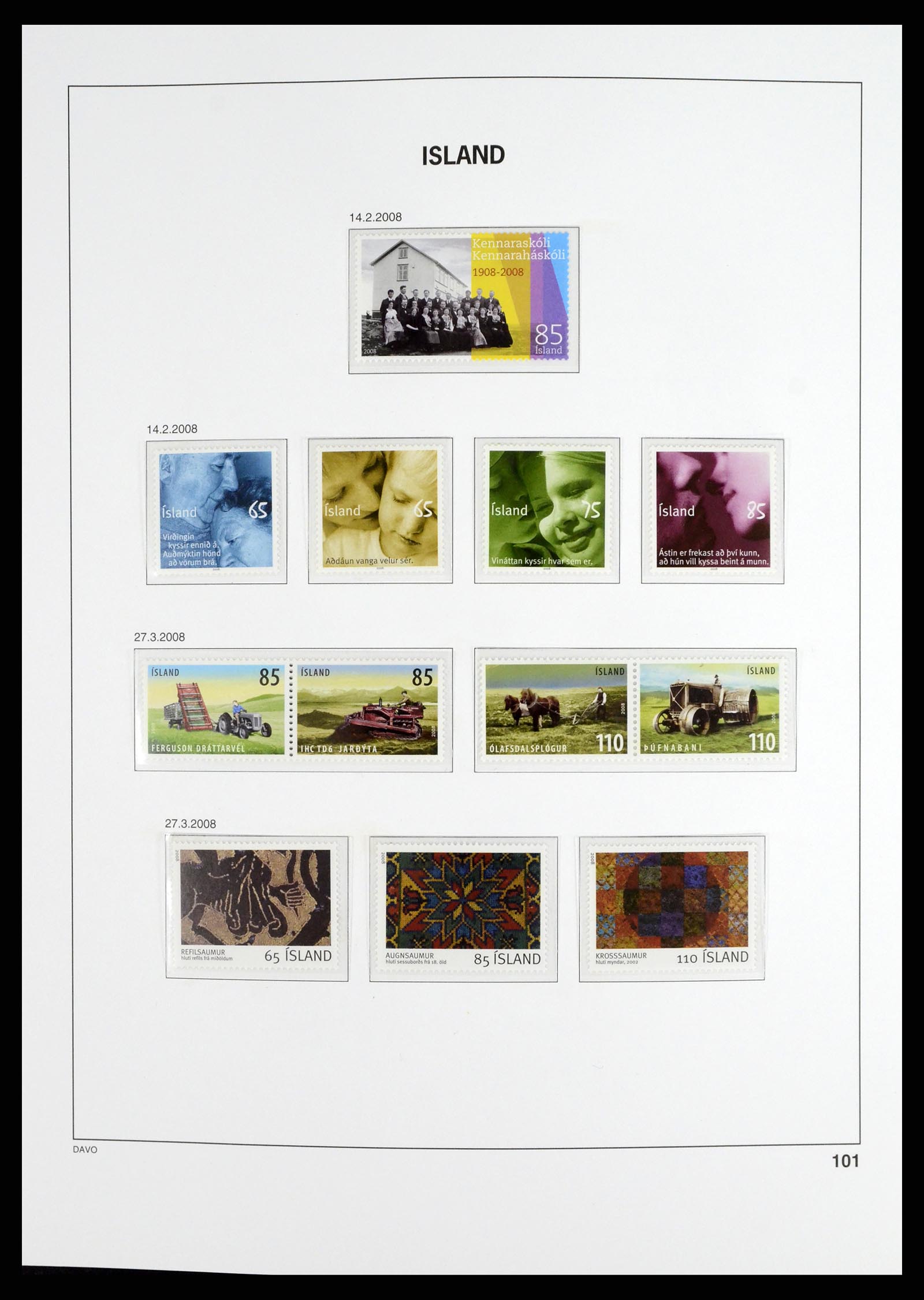 37799 141 - Stamp Collection 37799 Iceland 1873-2019!