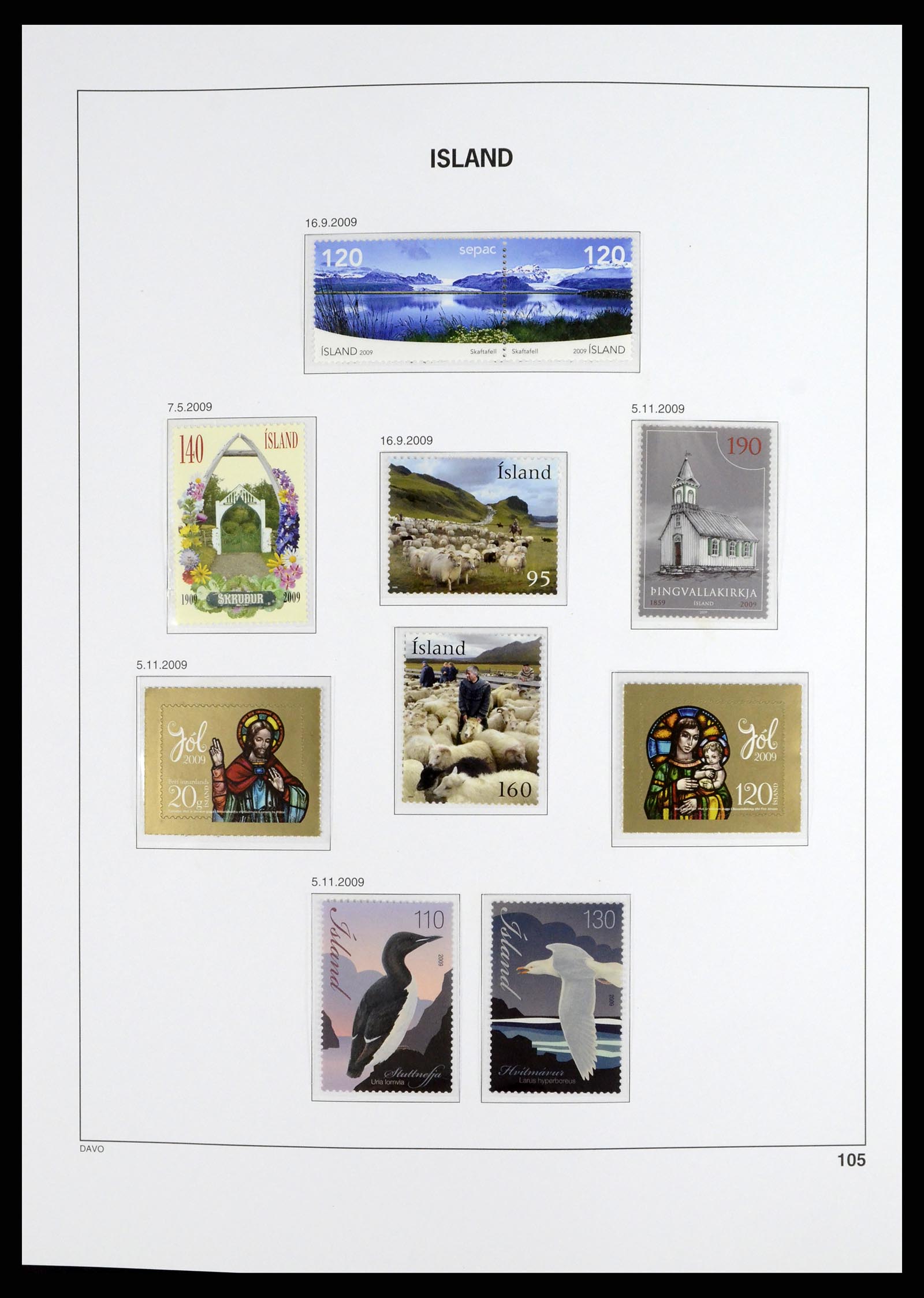 37799 145 - Stamp Collection 37799 Iceland 1873-2019!