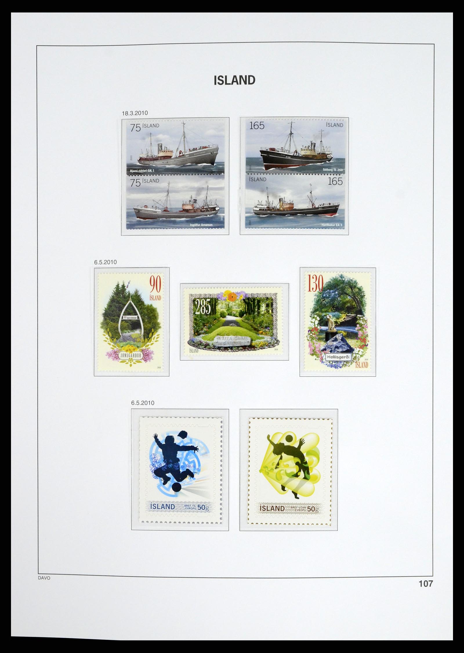 37799 147 - Stamp Collection 37799 Iceland 1873-2019!