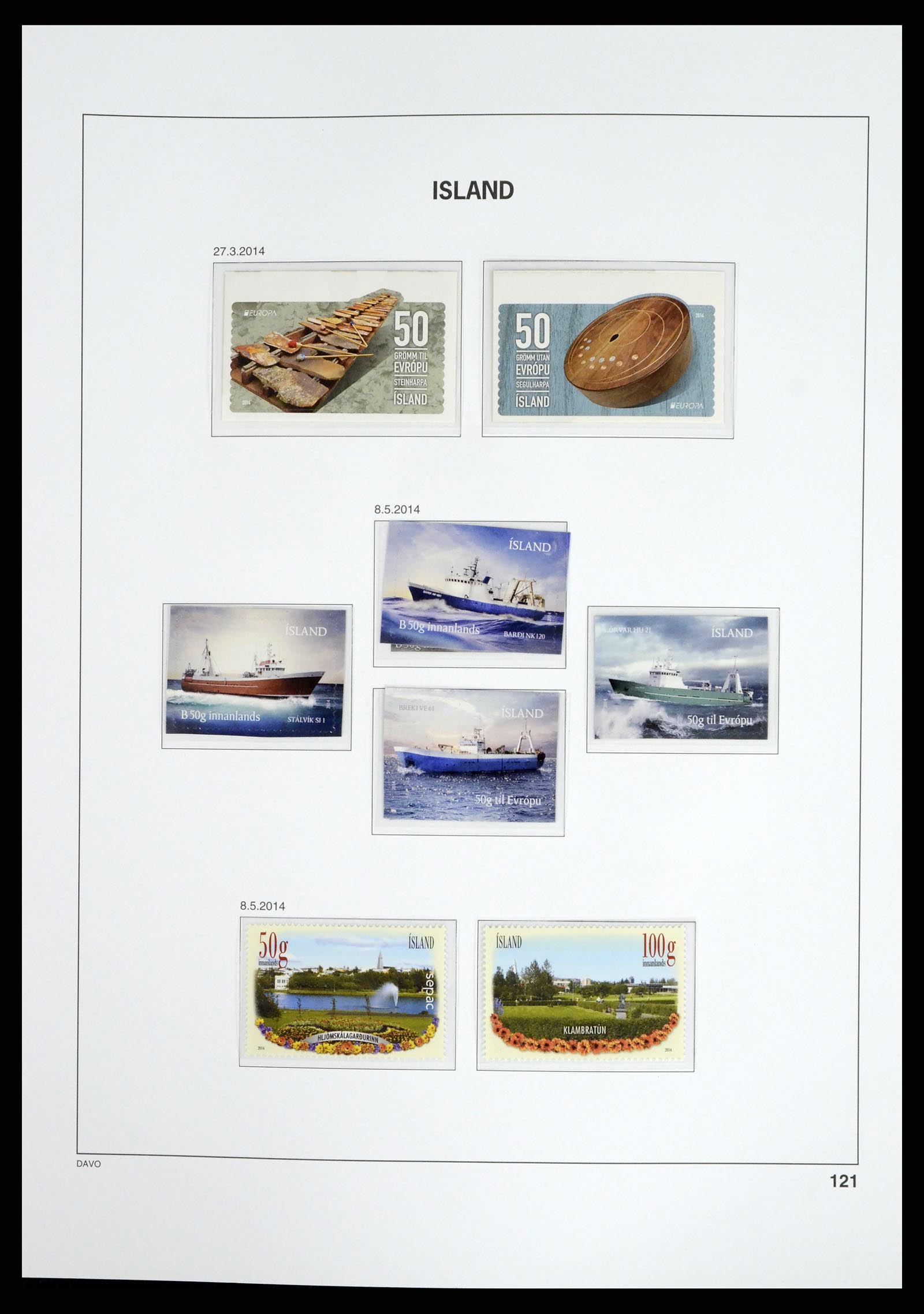 37799 161 - Stamp Collection 37799 Iceland 1873-2019!