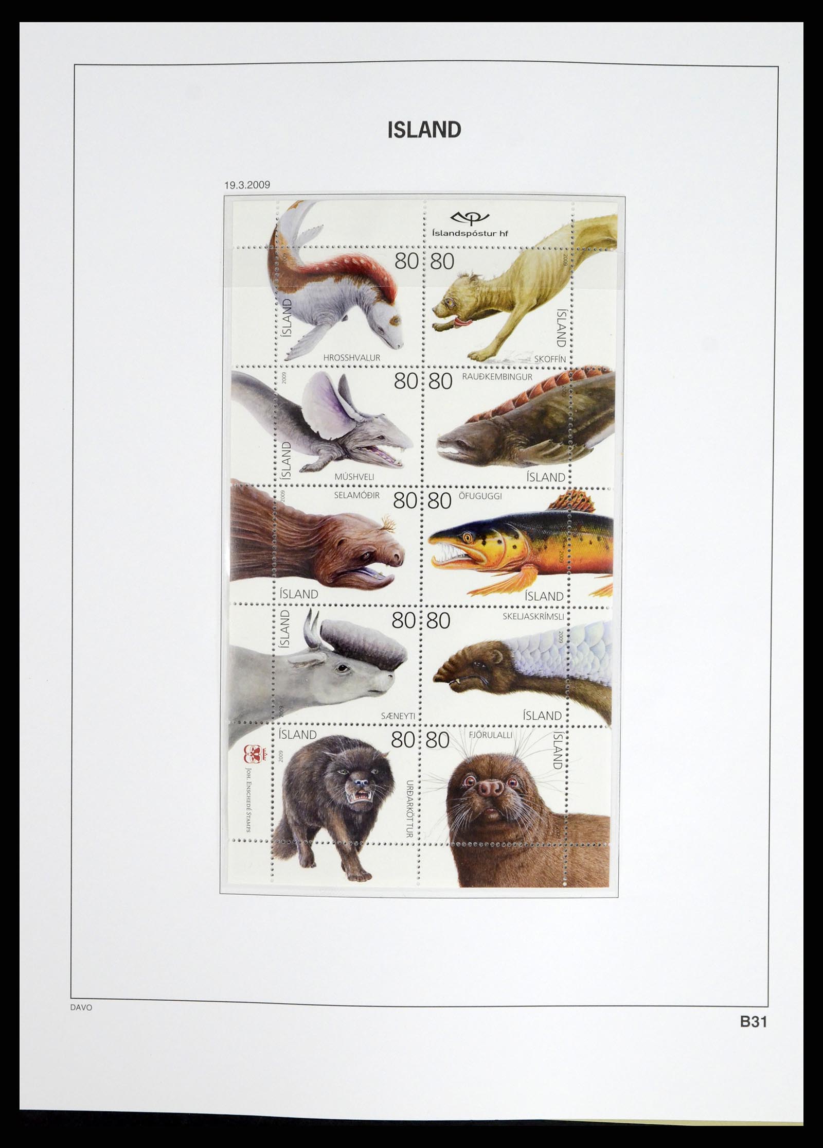 37799 183 - Postzegelverzameling 37799 IJsland 1873-2019!