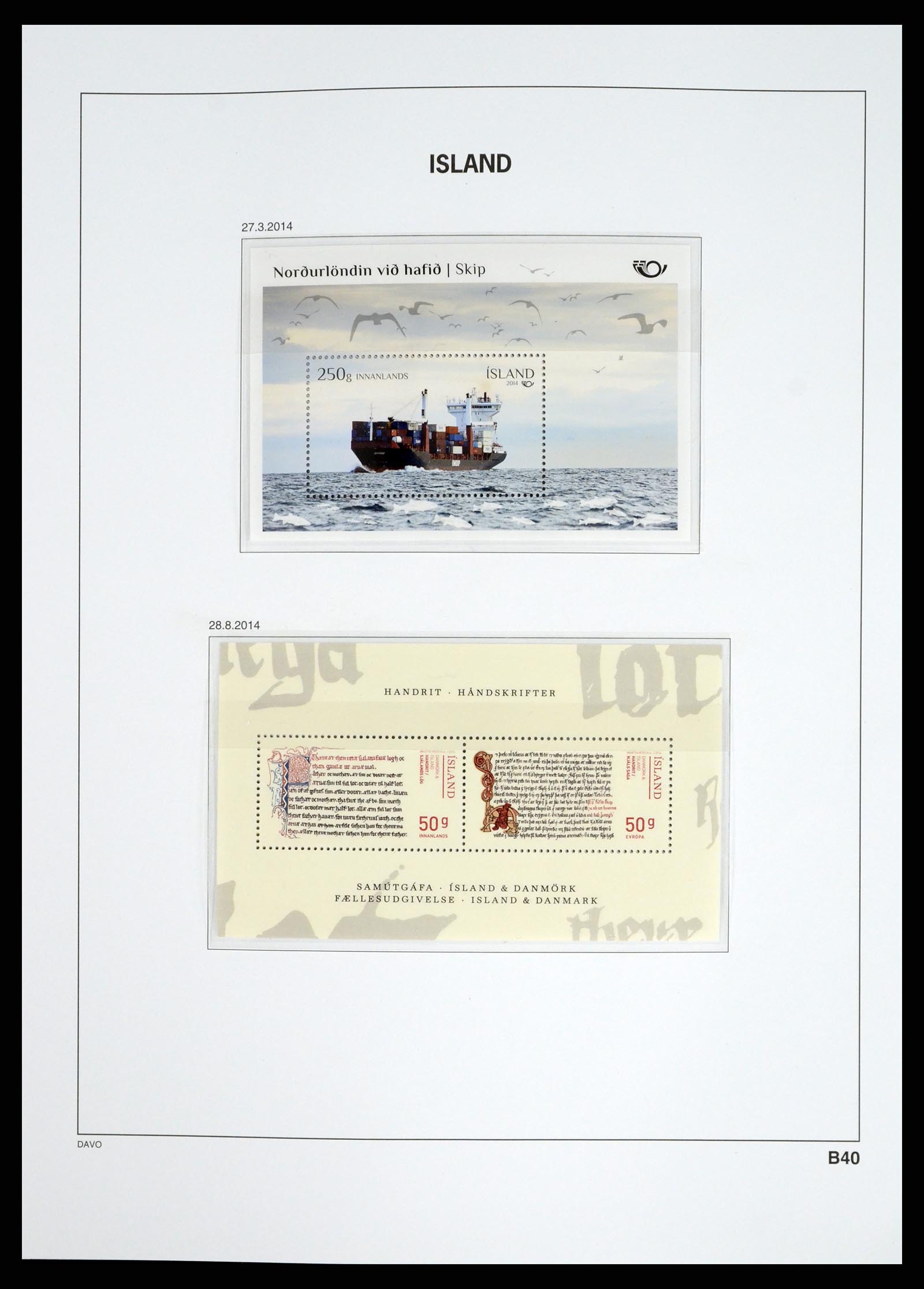 37799 192 - Postzegelverzameling 37799 IJsland 1873-2019!