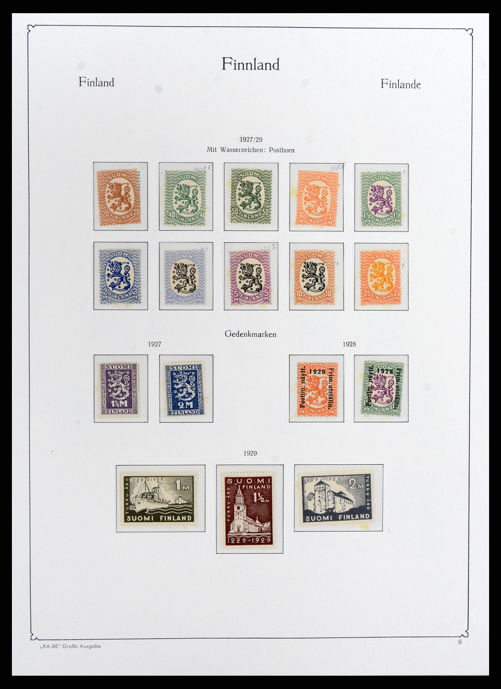 37800 009 - Postzegelverzameling 37800 Finland 1860-2005.