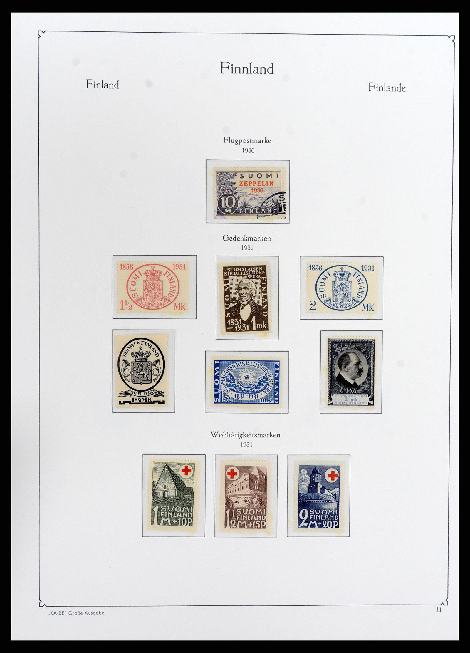 37800 012 - Postzegelverzameling 37800 Finland 1860-2005.