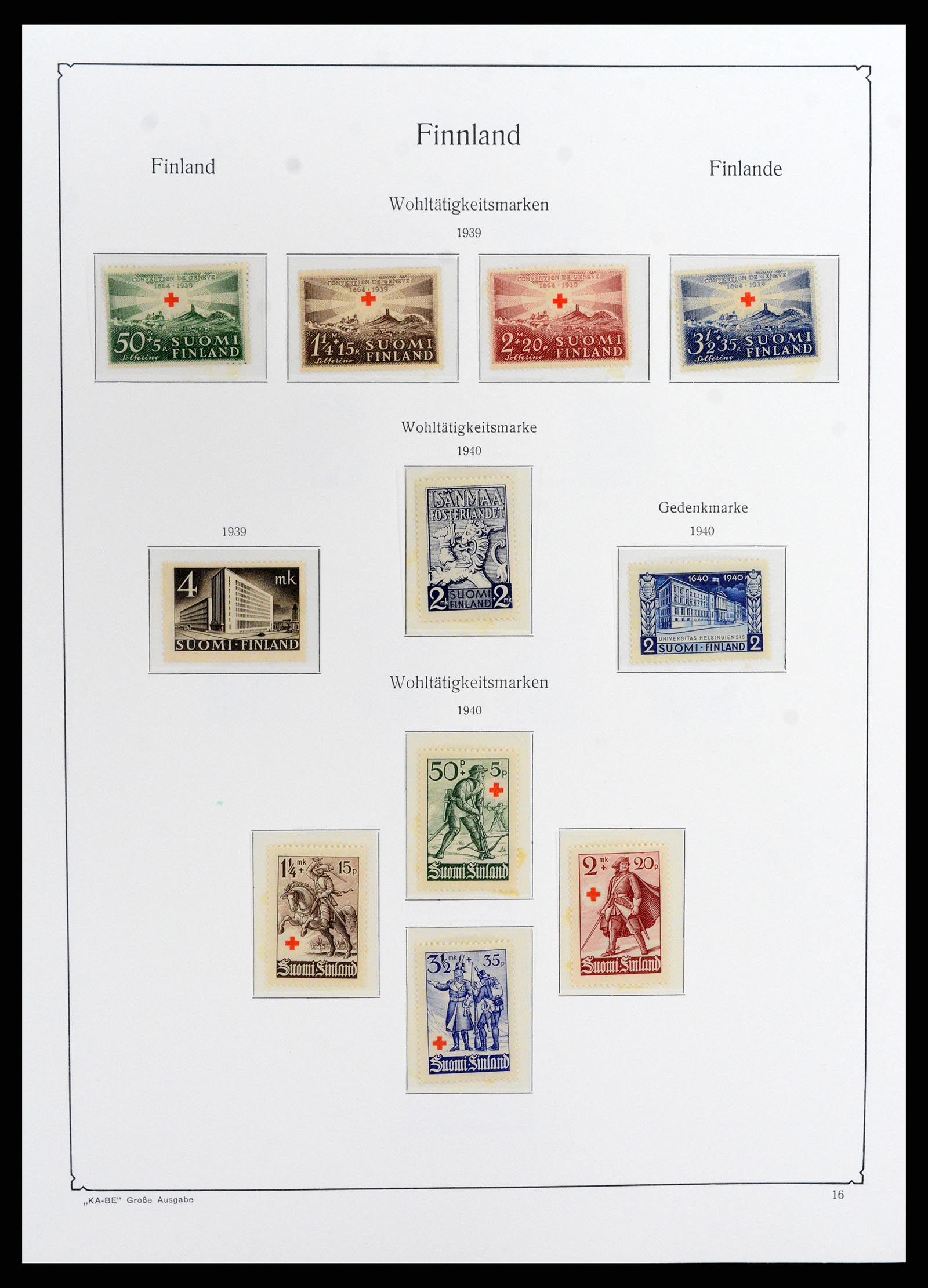 37800 018 - Postzegelverzameling 37800 Finland 1860-2005.