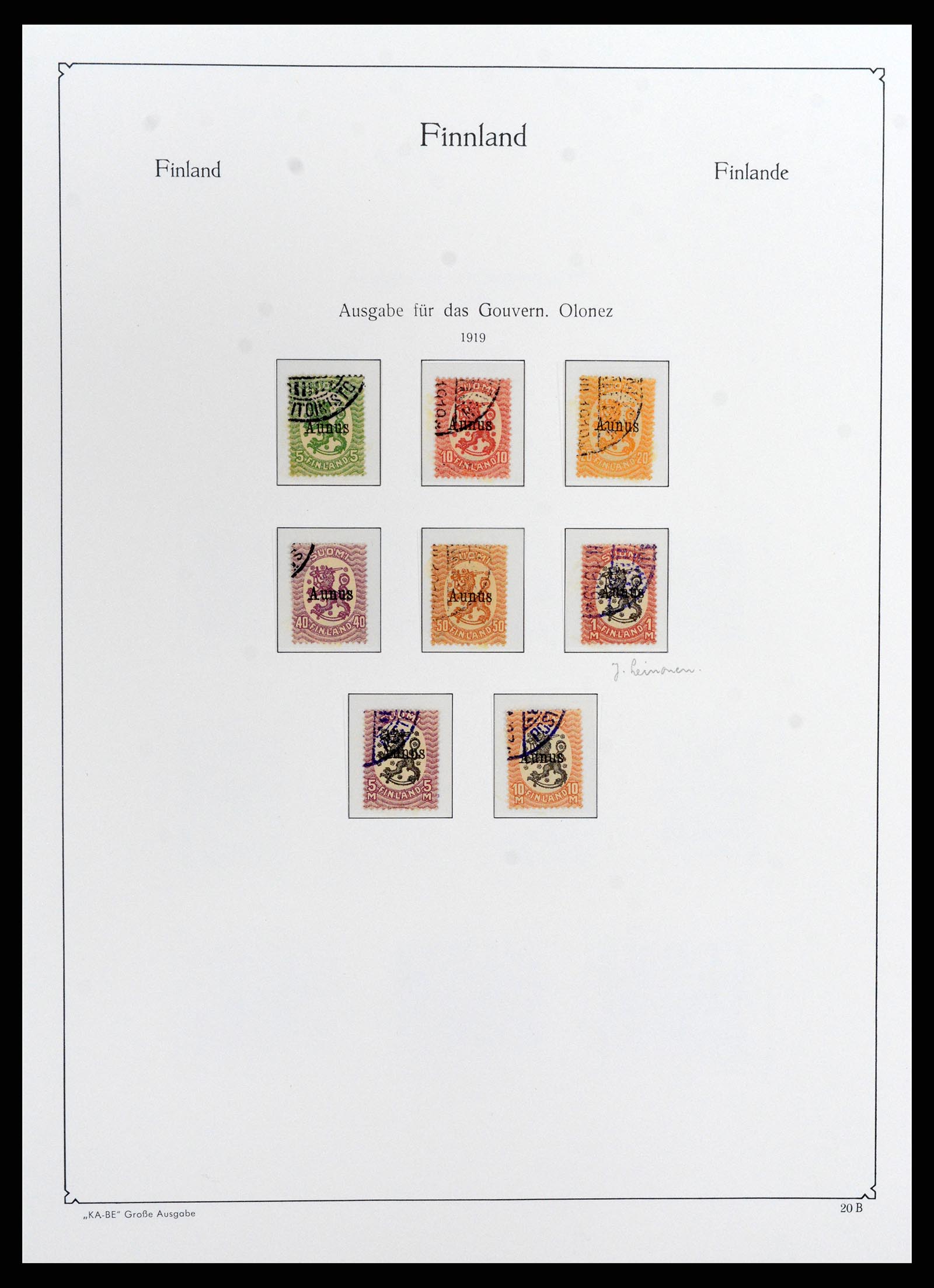 37800 024 - Postzegelverzameling 37800 Finland 1860-2005.