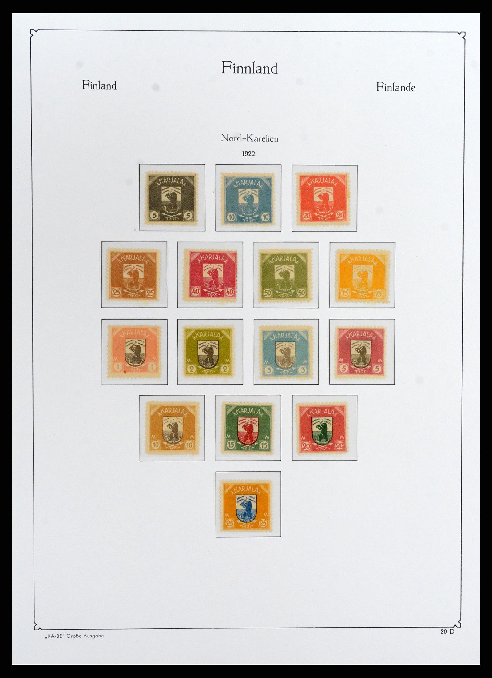 37800 026 - Postzegelverzameling 37800 Finland 1860-2005.
