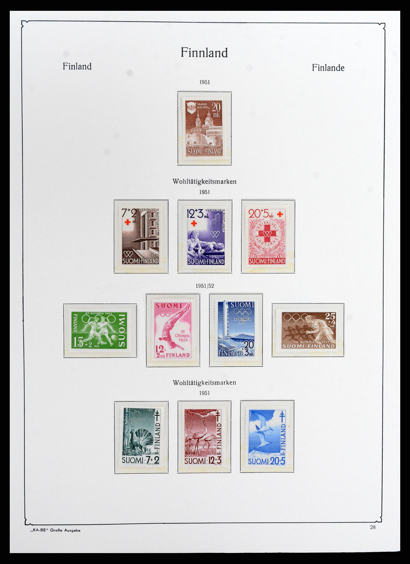 37800 036 - Postzegelverzameling 37800 Finland 1860-2005.