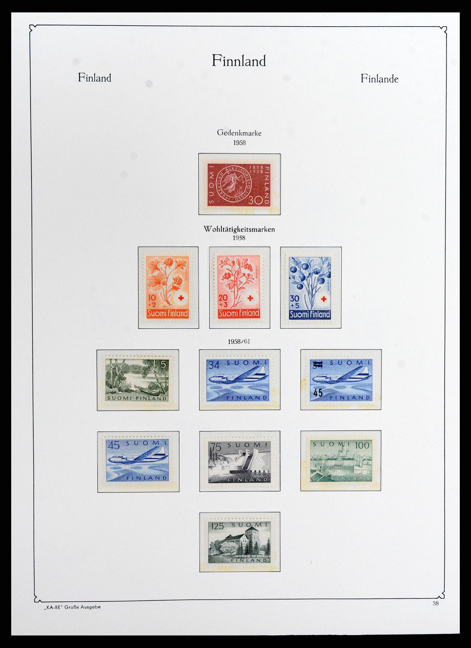 37800 046 - Postzegelverzameling 37800 Finland 1860-2005.