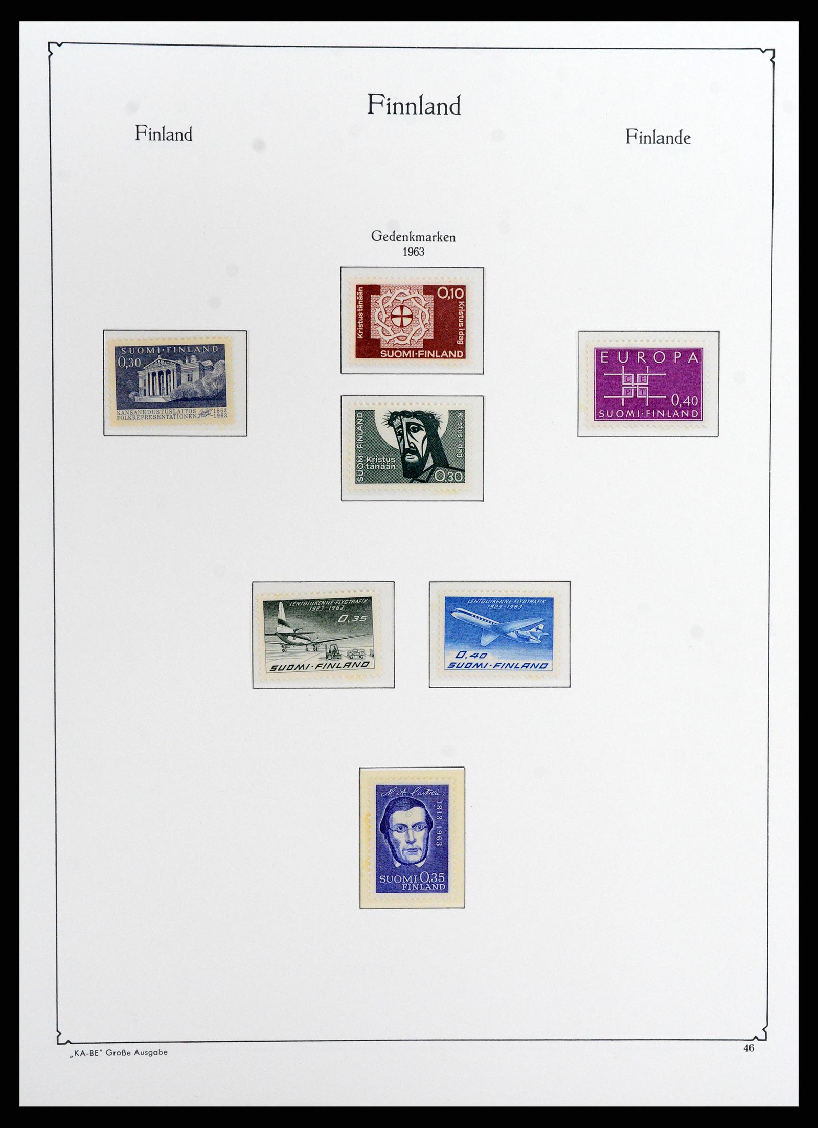 37800 056 - Postzegelverzameling 37800 Finland 1860-2005.