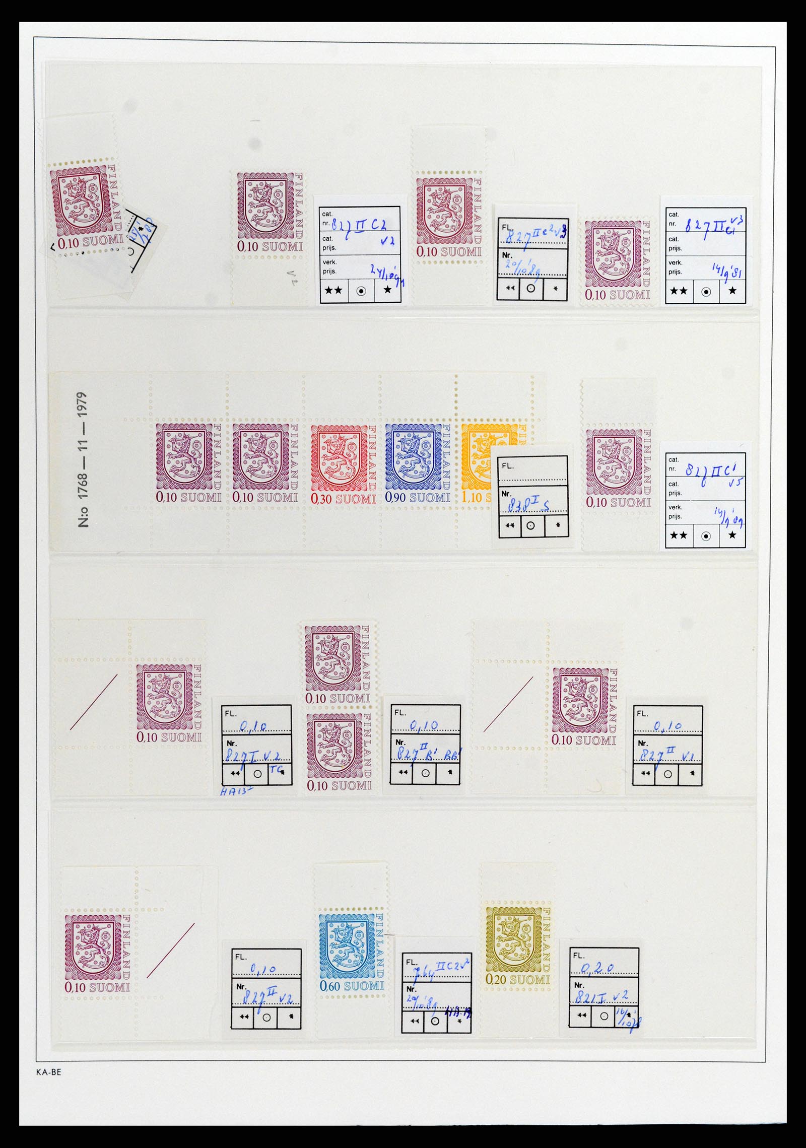 37800 179 - Stamp Collection 37800 Finland 1860-2005.