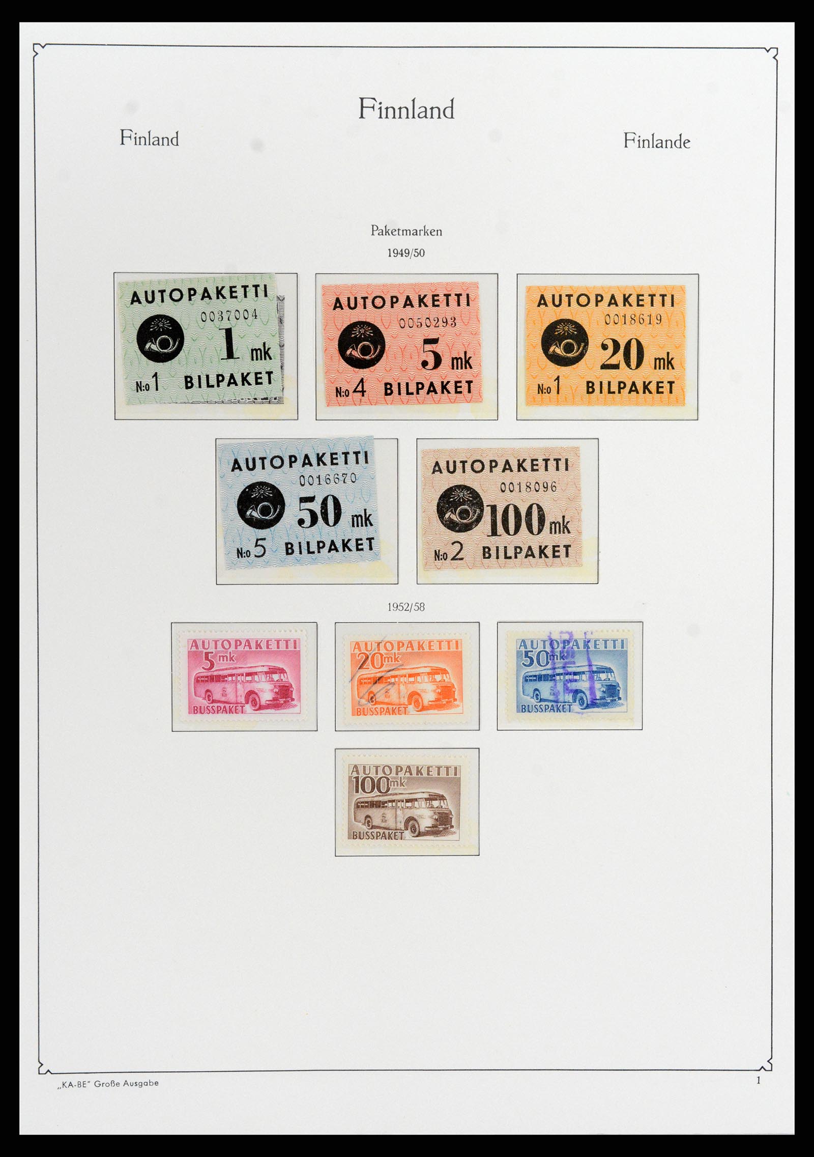 37800 181 - Postzegelverzameling 37800 Finland 1860-2005.