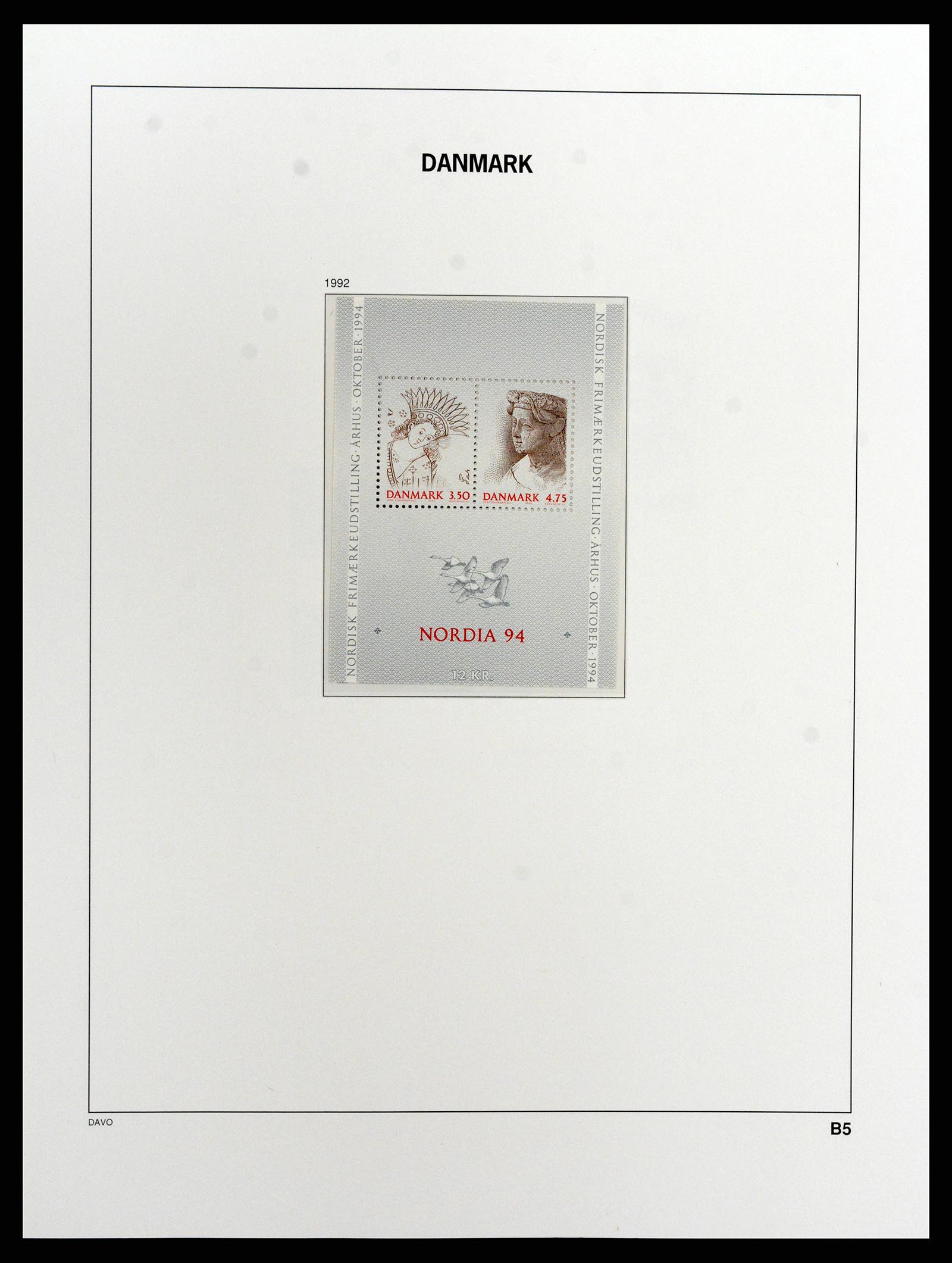 37801 124 - Postzegelverzameling 37801 Denemarken 1851-1999.