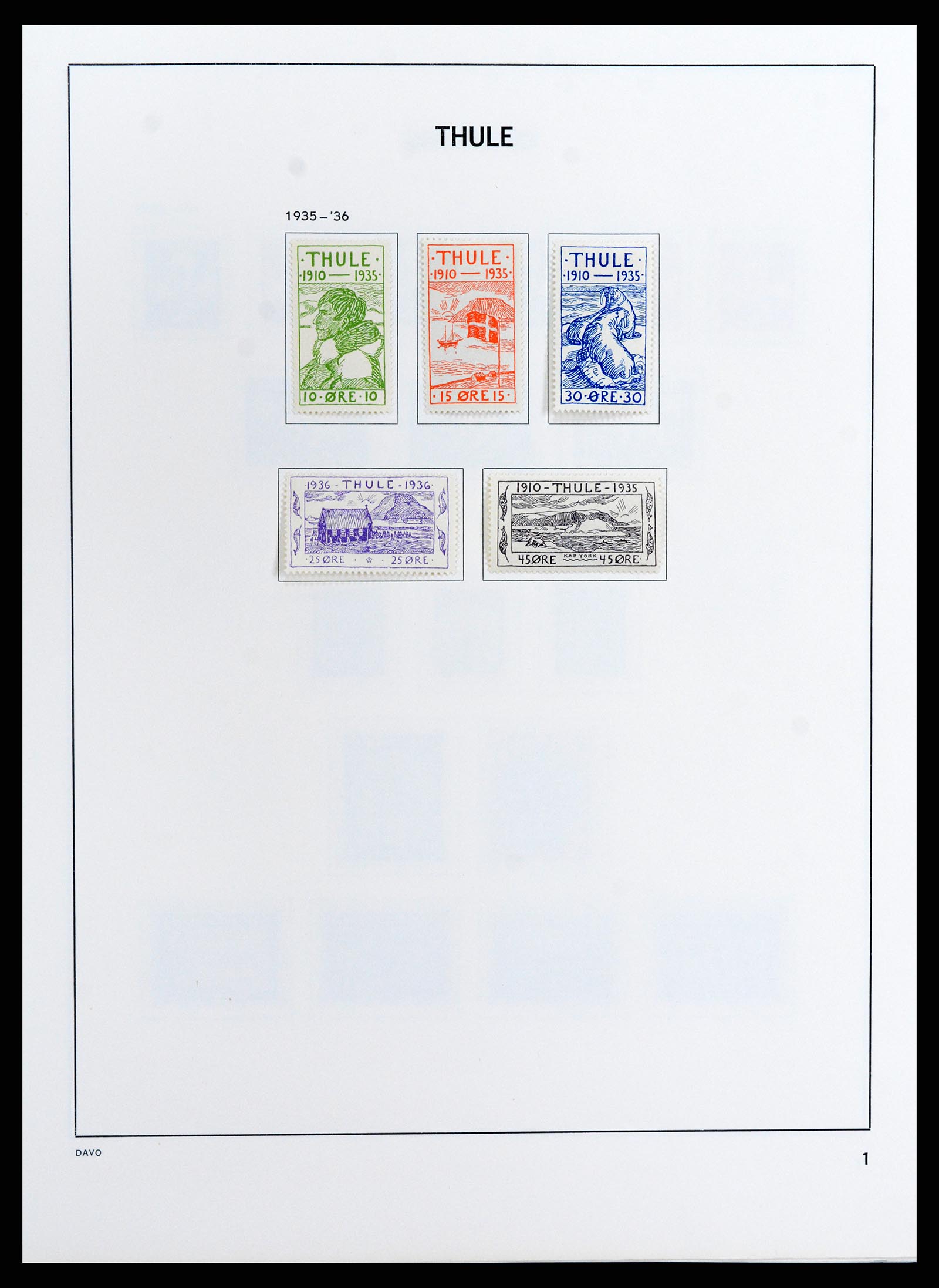 37802 002 - Postzegelverzameling 37802 Groenland 1905-2019!