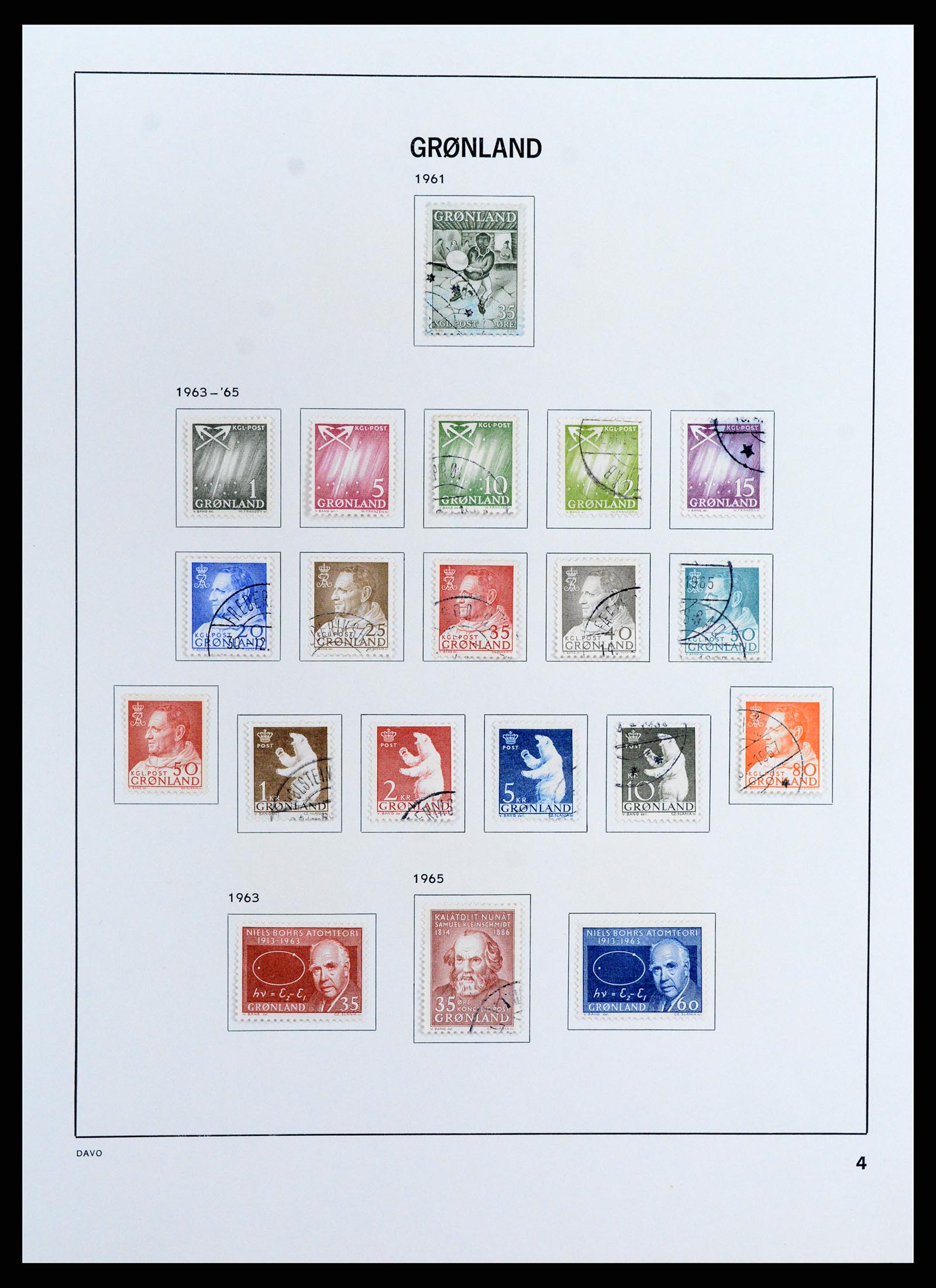 37802 006 - Postzegelverzameling 37802 Groenland 1905-2019!