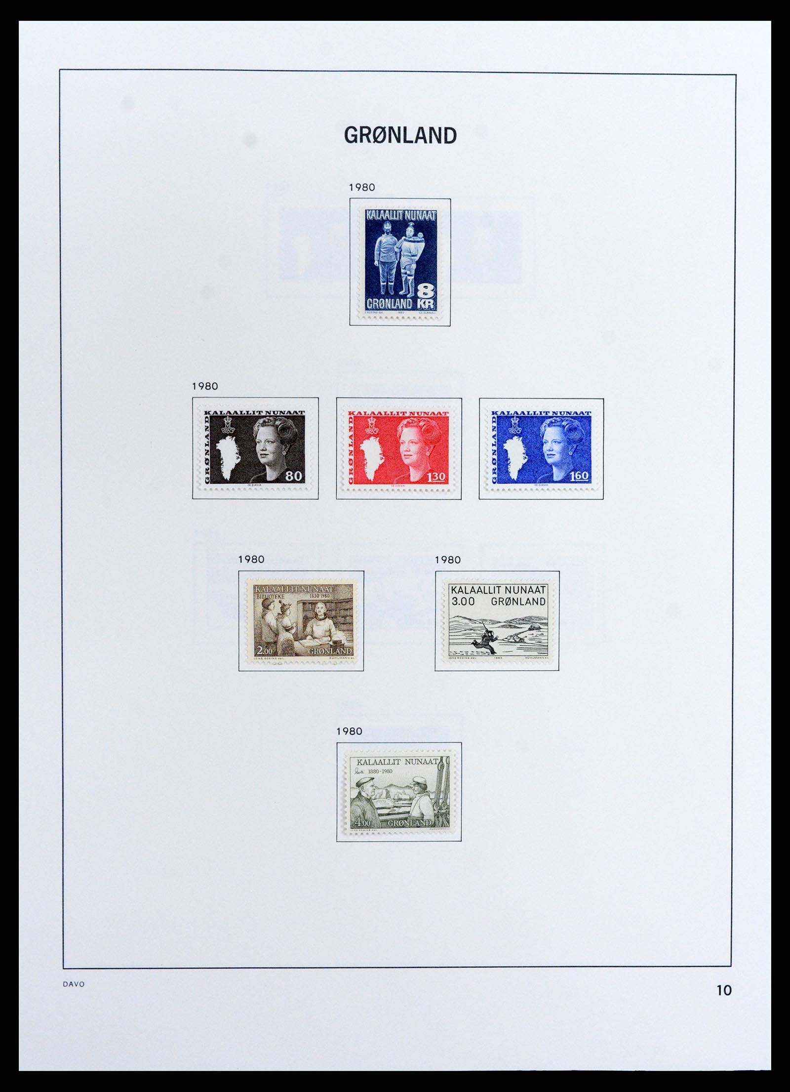 37802 012 - Postzegelverzameling 37802 Groenland 1905-2019!