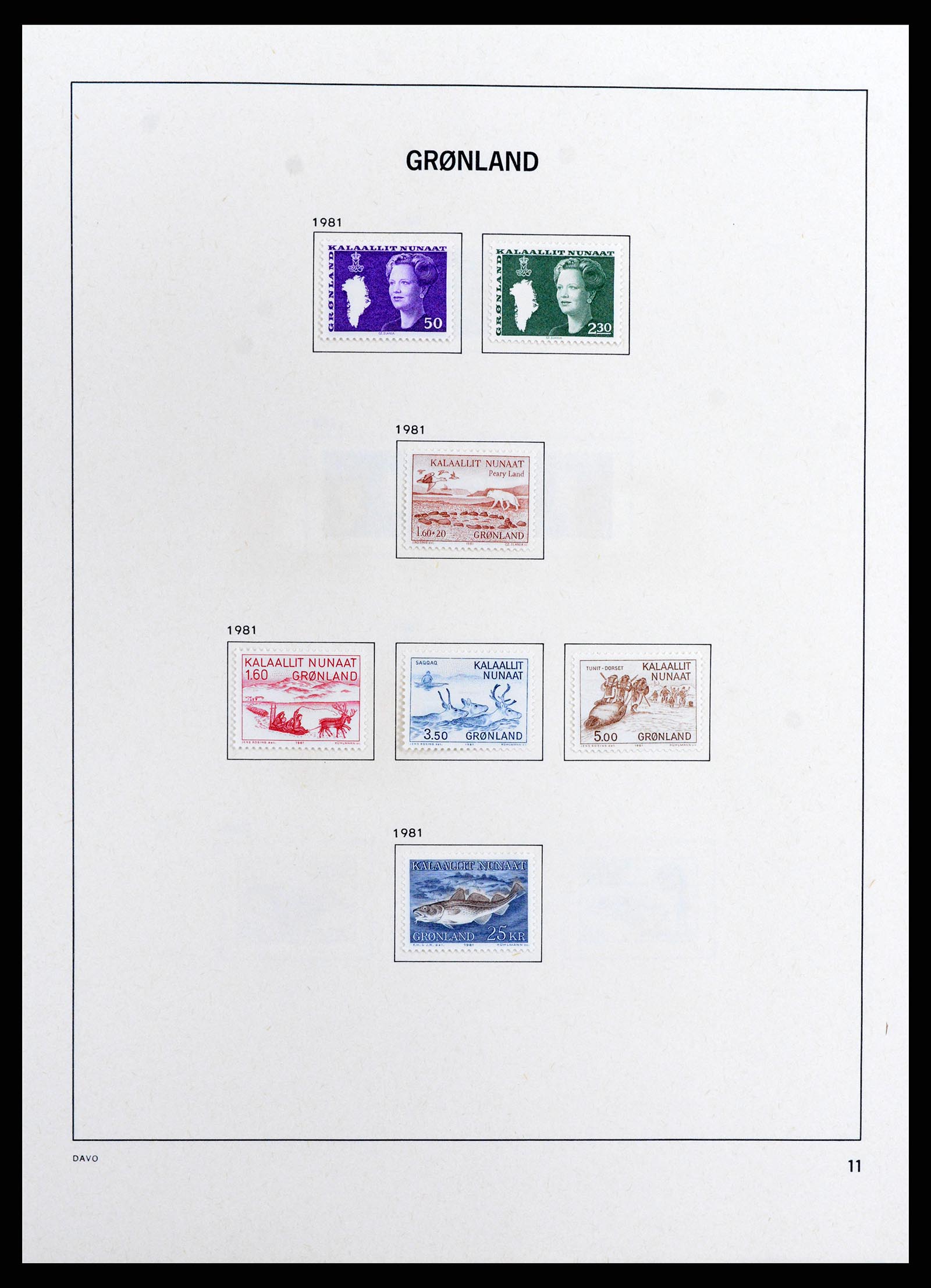 37802 013 - Postzegelverzameling 37802 Groenland 1905-2019!