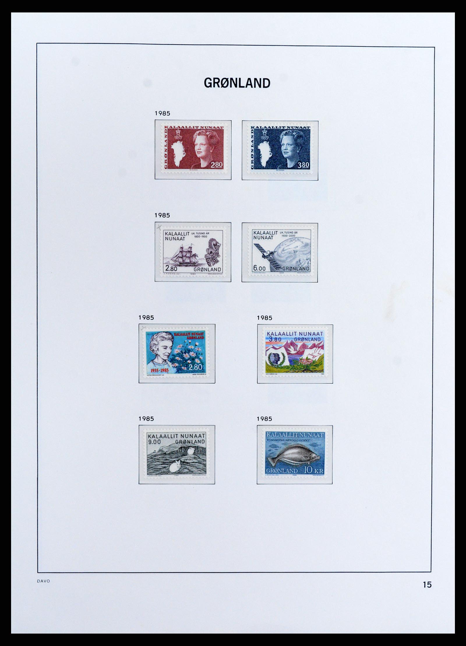 37802 017 - Stamp Collection 37802 Greenland 1905-2019!