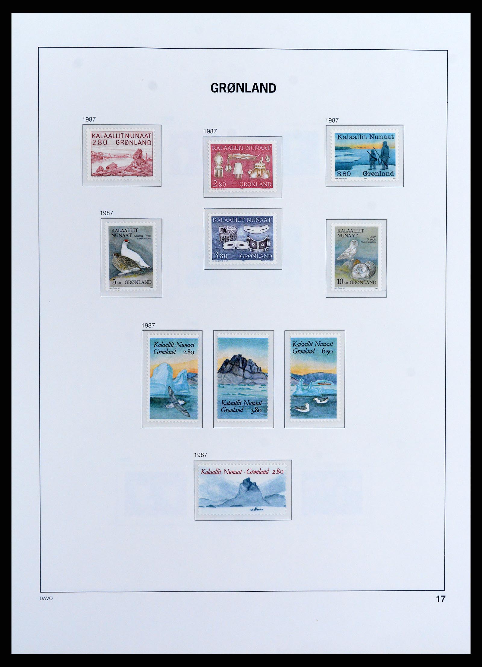 37802 019 - Stamp Collection 37802 Greenland 1905-2019!