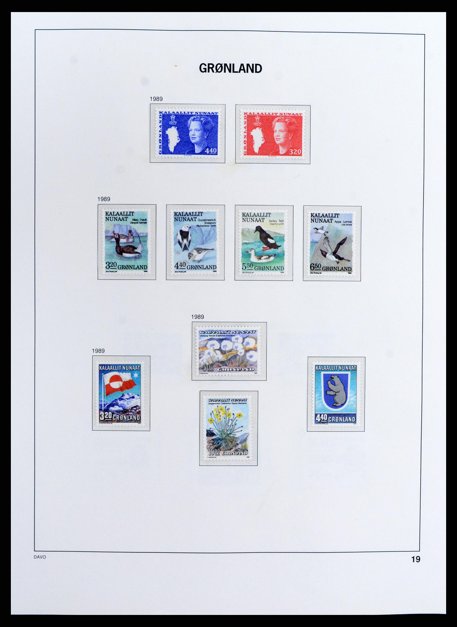 37802 021 - Postzegelverzameling 37802 Groenland 1905-2019!