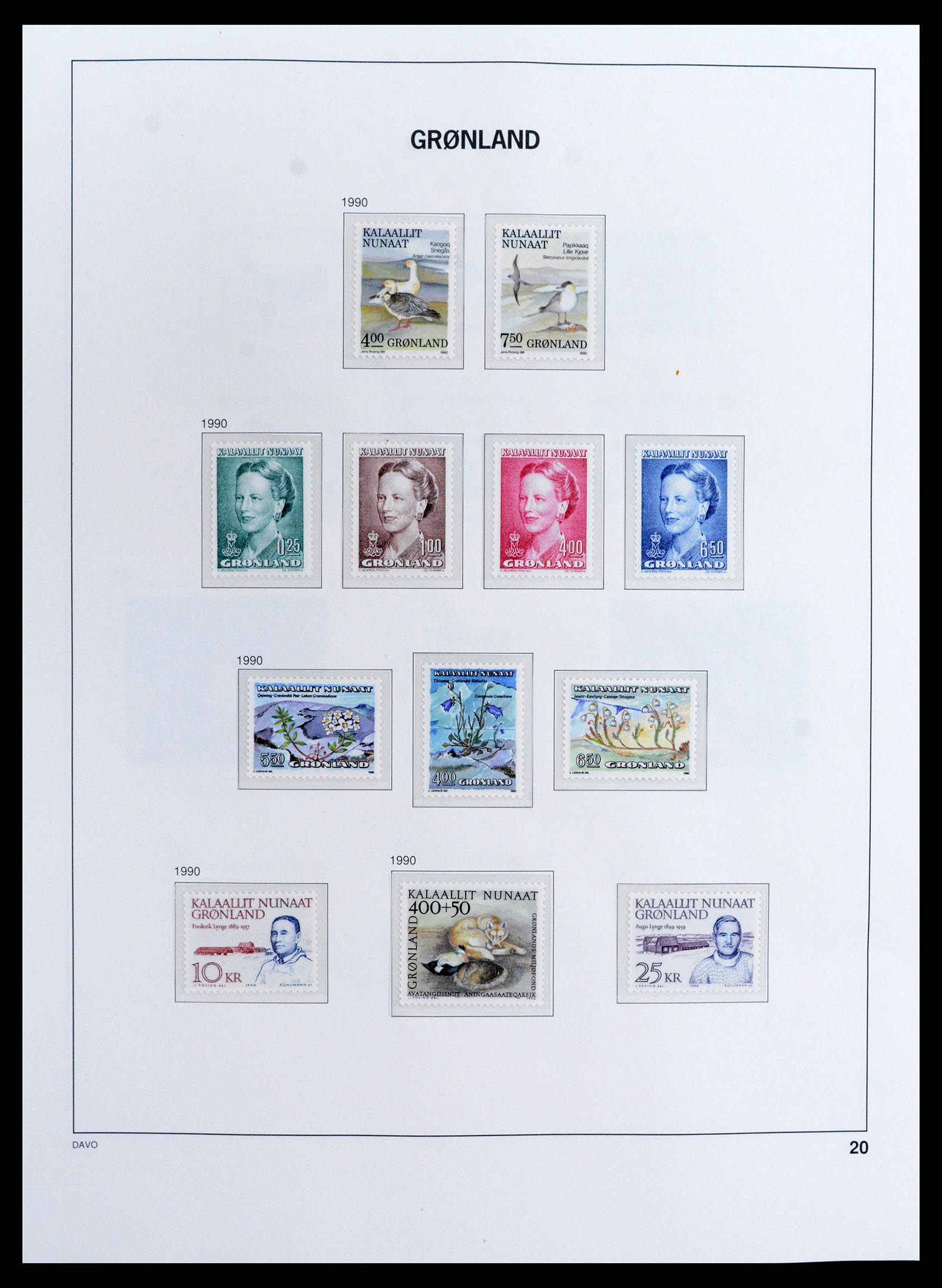 37802 022 - Postzegelverzameling 37802 Groenland 1905-2019!